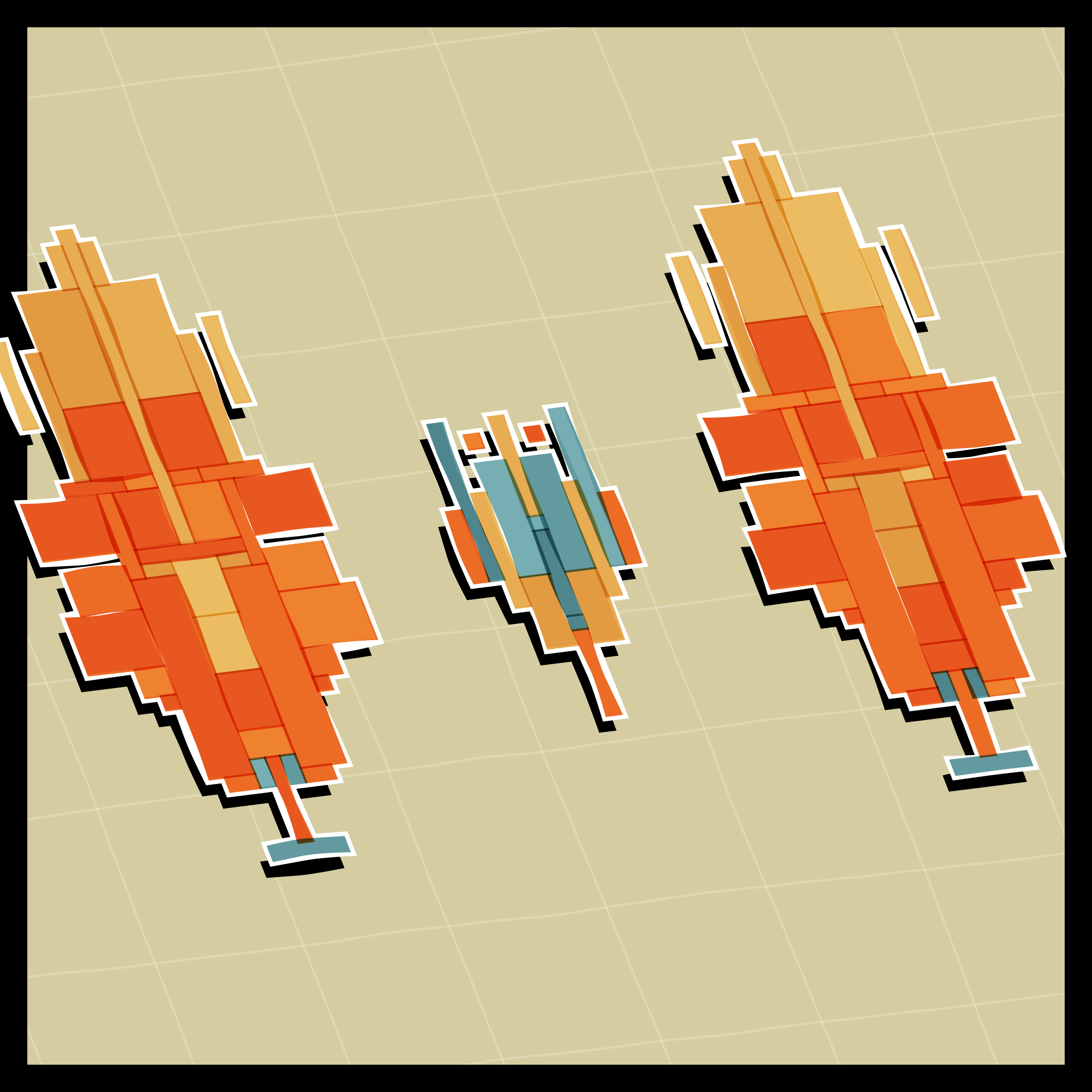 Art Blocks - Art Blocks v2 - Paper Armada #2661 - NFT # 37002661