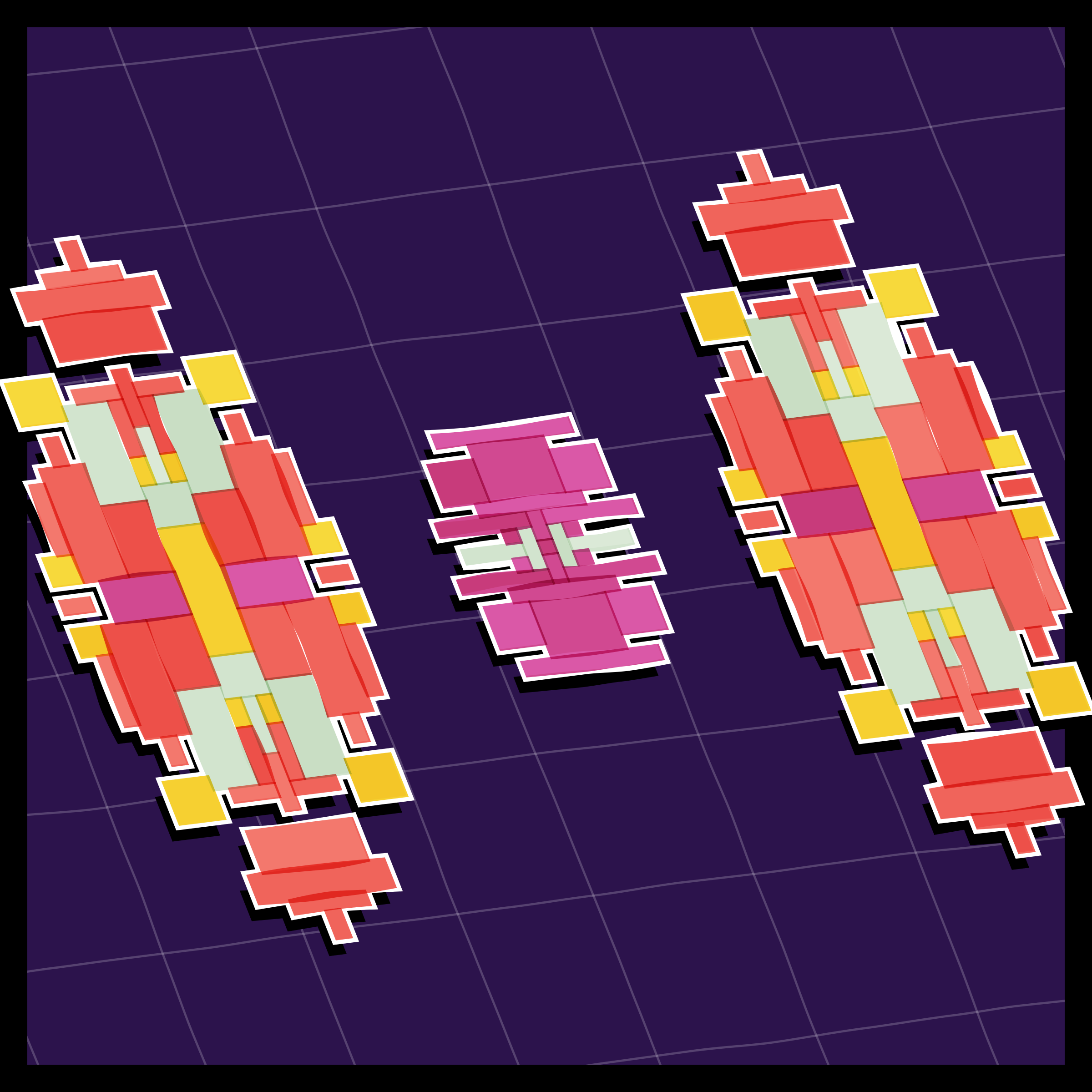 Art Blocks - Art Blocks v2 - Paper Armada #2662 - NFT # 37002662