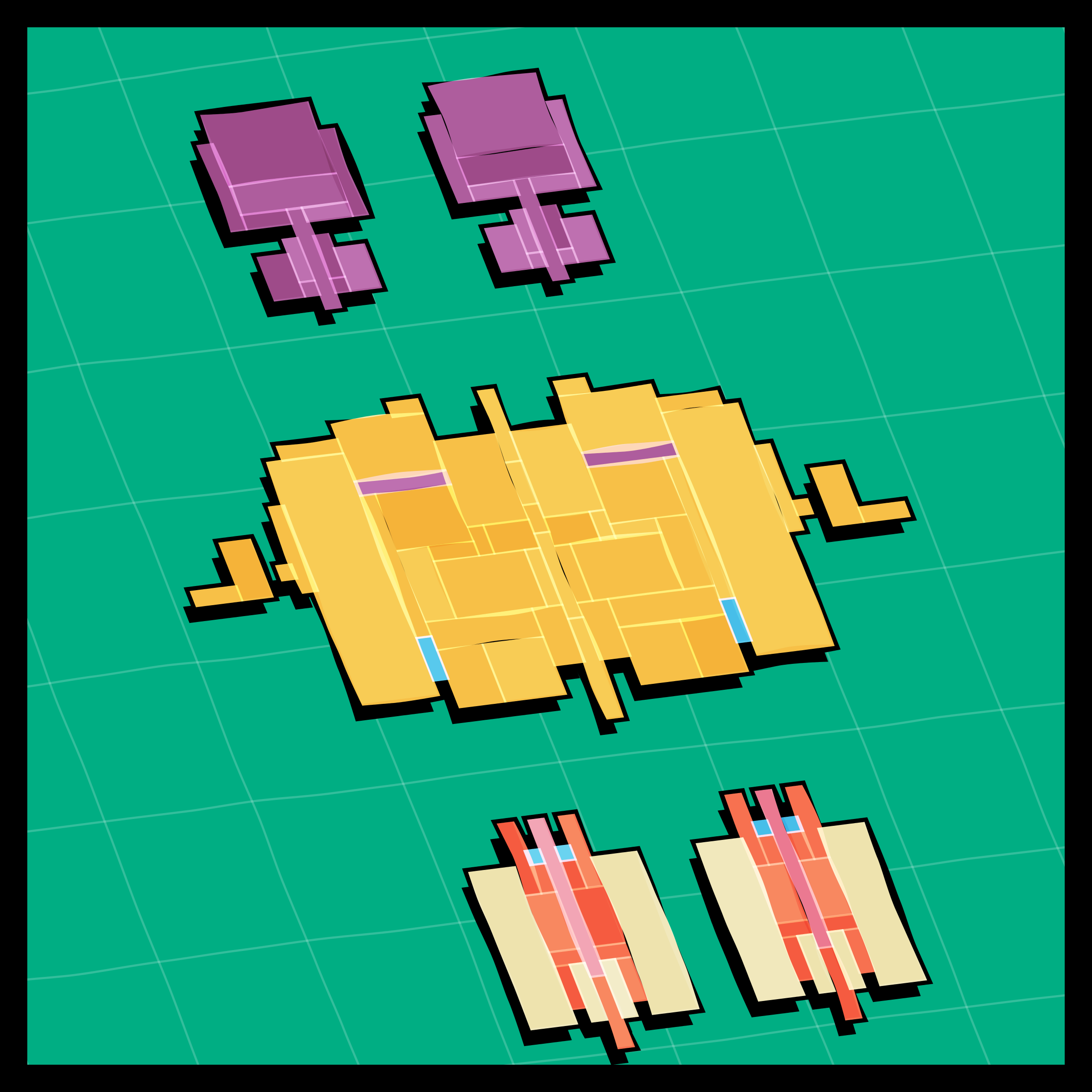 Art Blocks - Art Blocks v2 - Paper Armada #2670 - NFT # 37002670