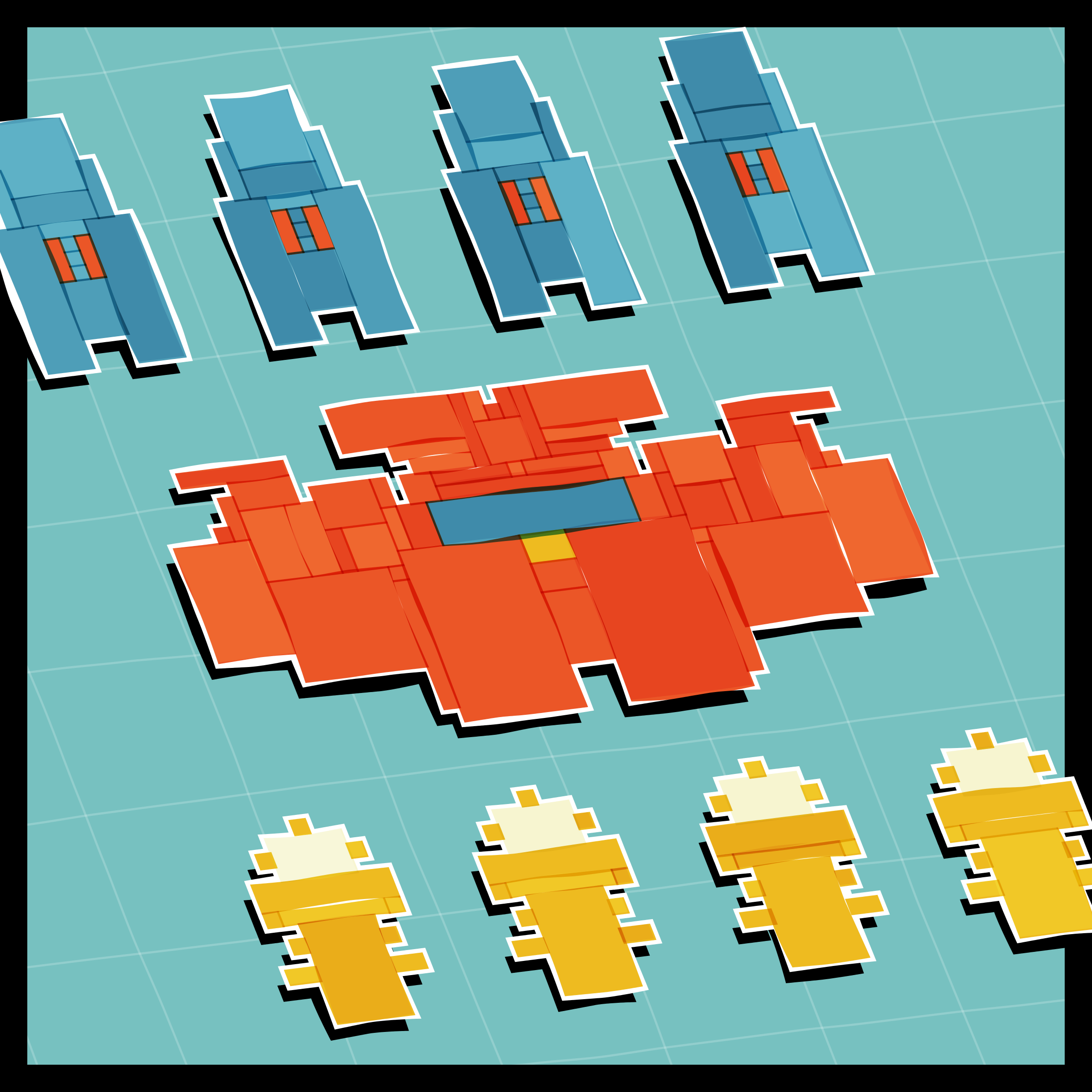 Art Blocks - Art Blocks v2 - Paper Armada #2689 - NFT # 37002689