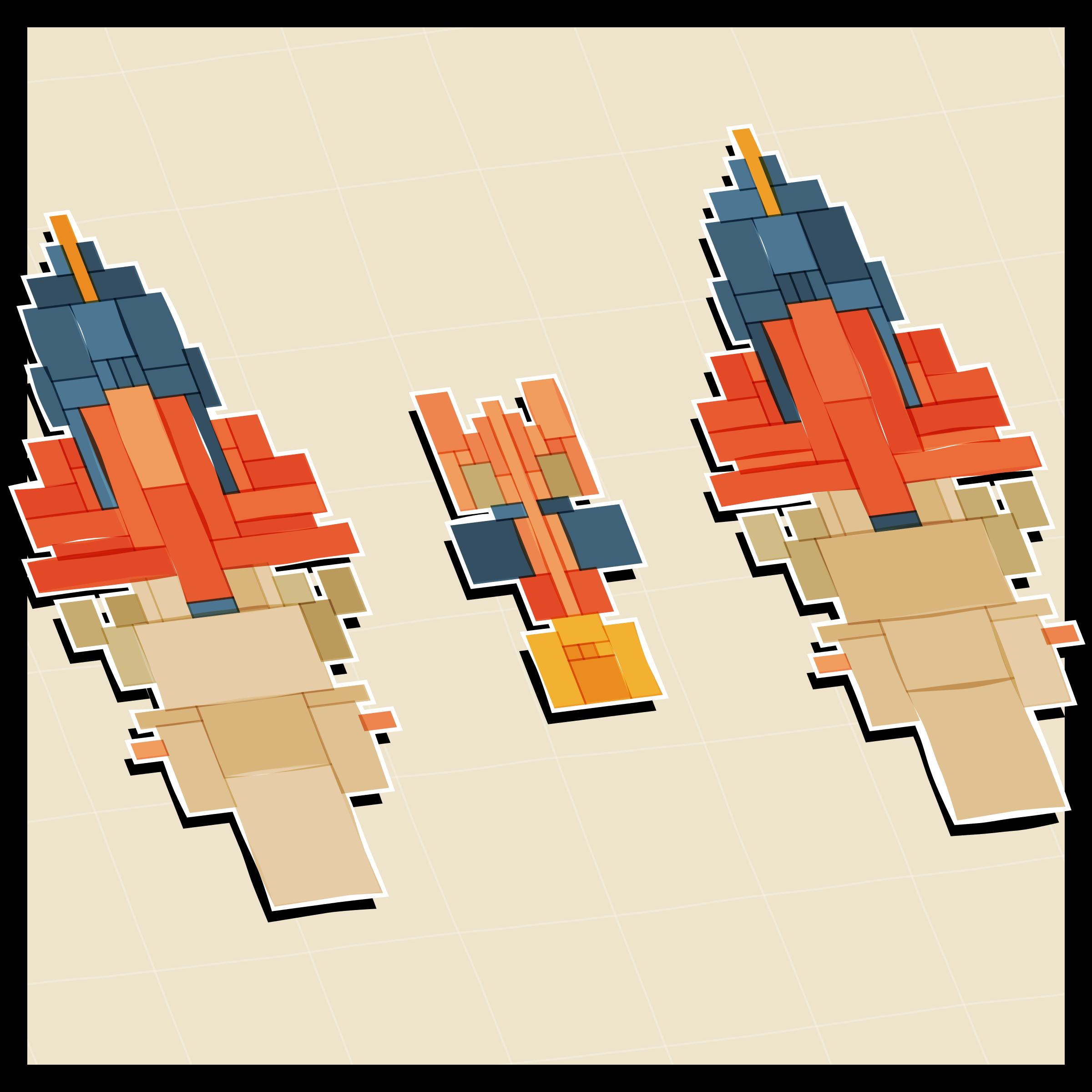 Art Blocks - Art Blocks v2 - Paper Armada #2692 - NFT # 37002692