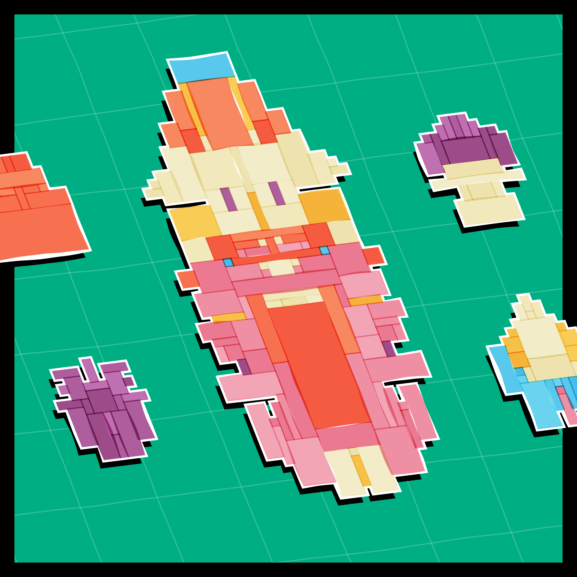 Art Blocks - Art Blocks v2 - Paper Armada #2698 - NFT # 37002698