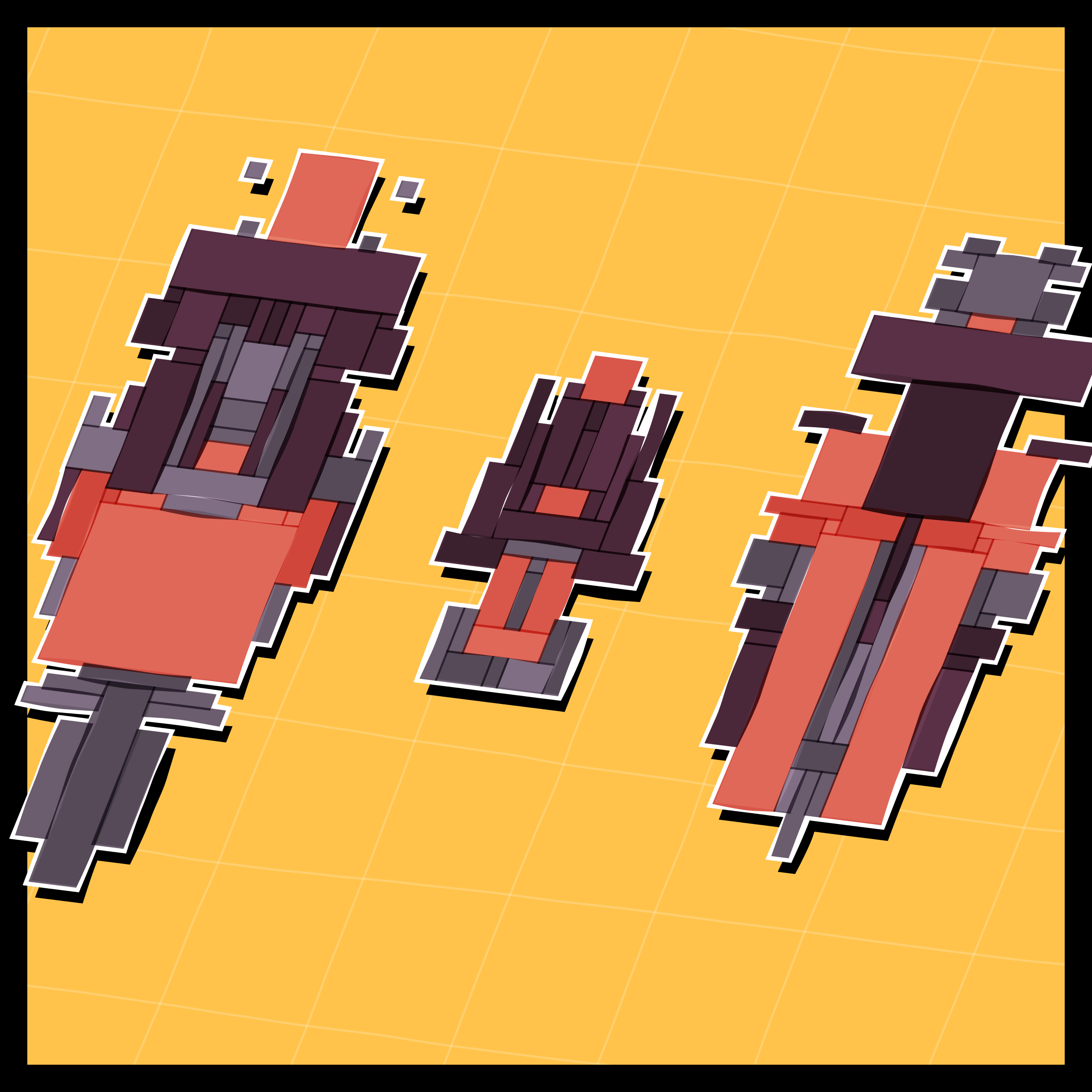 Art Blocks - Art Blocks v2 - Paper Armada #2707 - NFT # 37002707