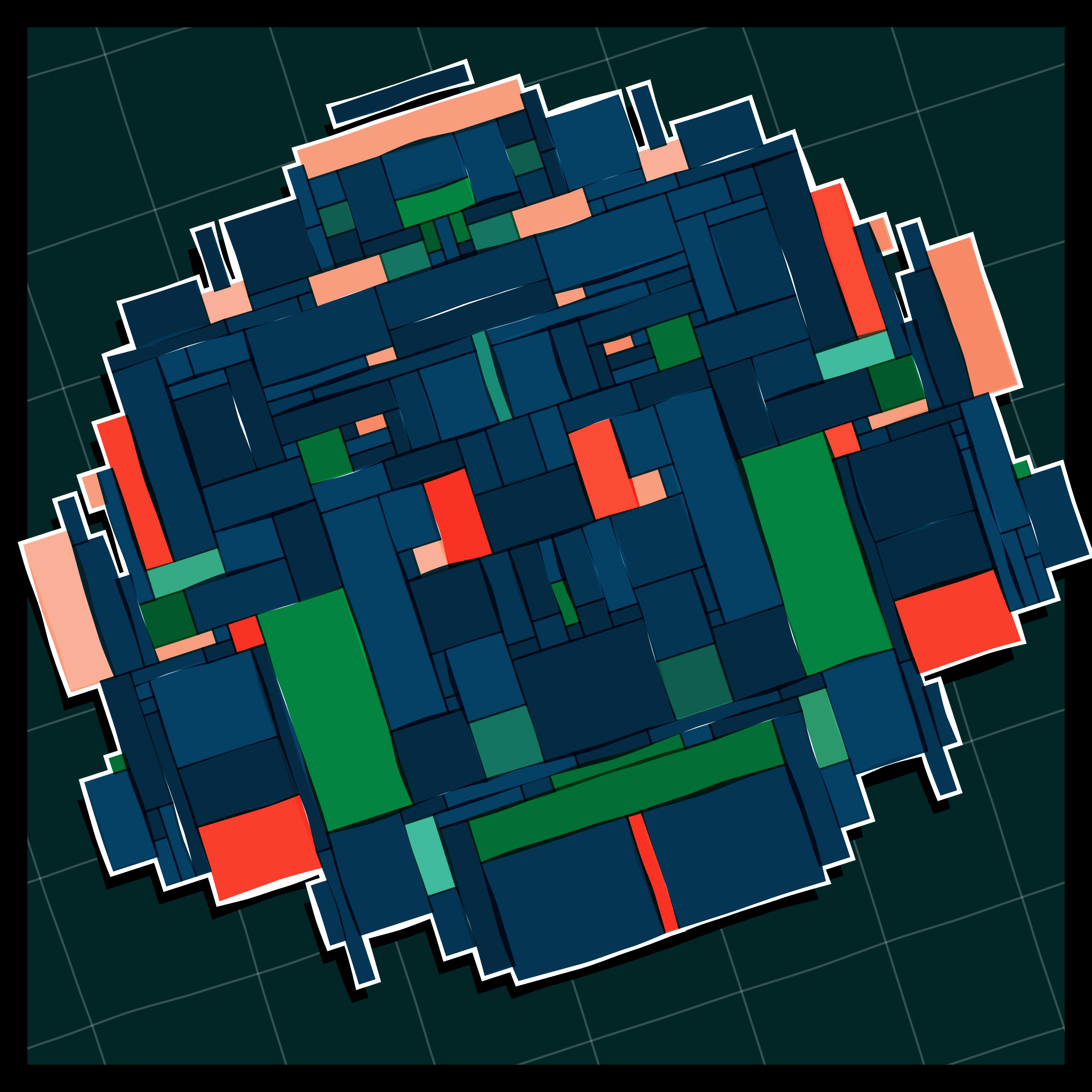 Art Blocks - Art Blocks v2 - Paper Armada #2708 - NFT # 37002708