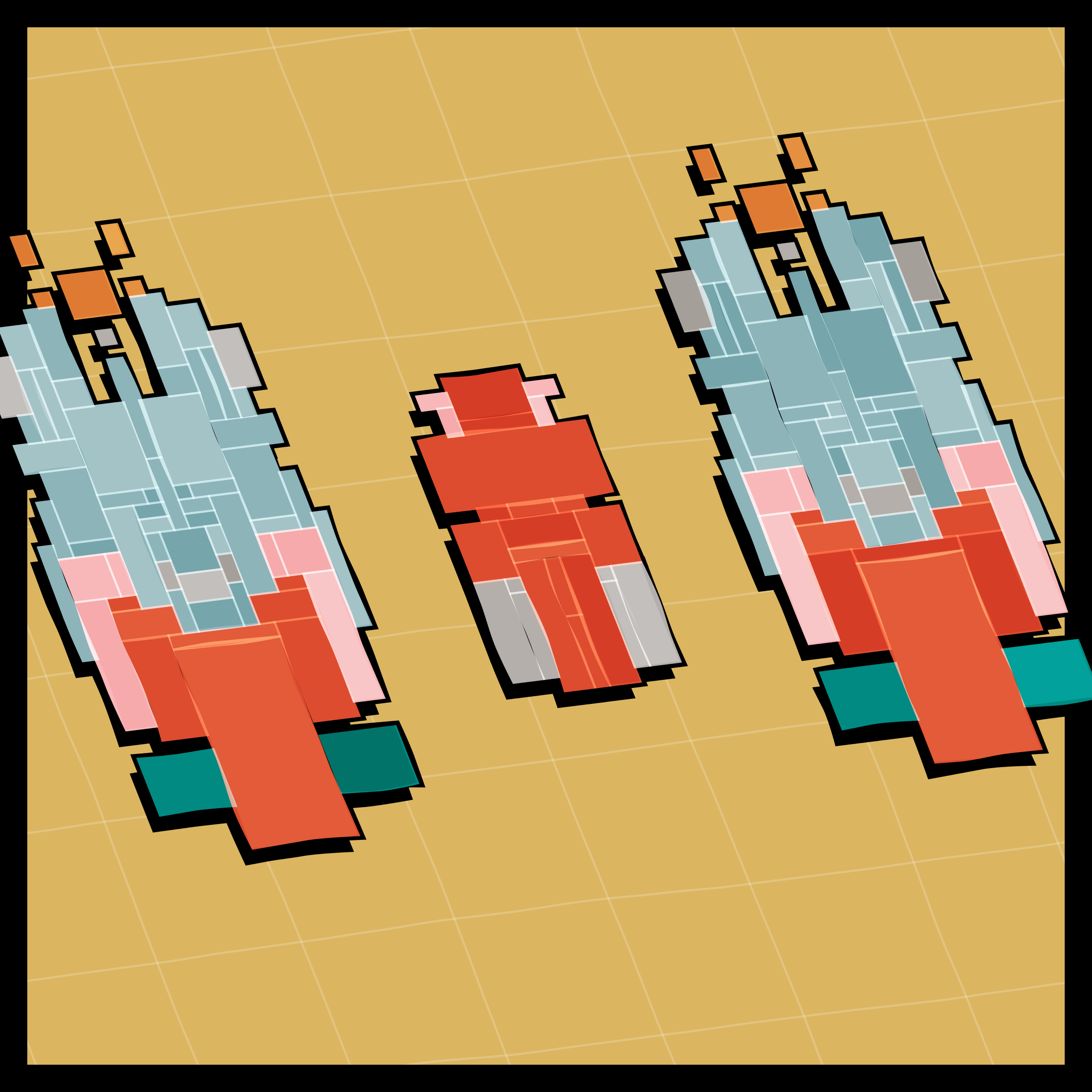 Art Blocks - Art Blocks v2 - Paper Armada #2713 - NFT # 37002713