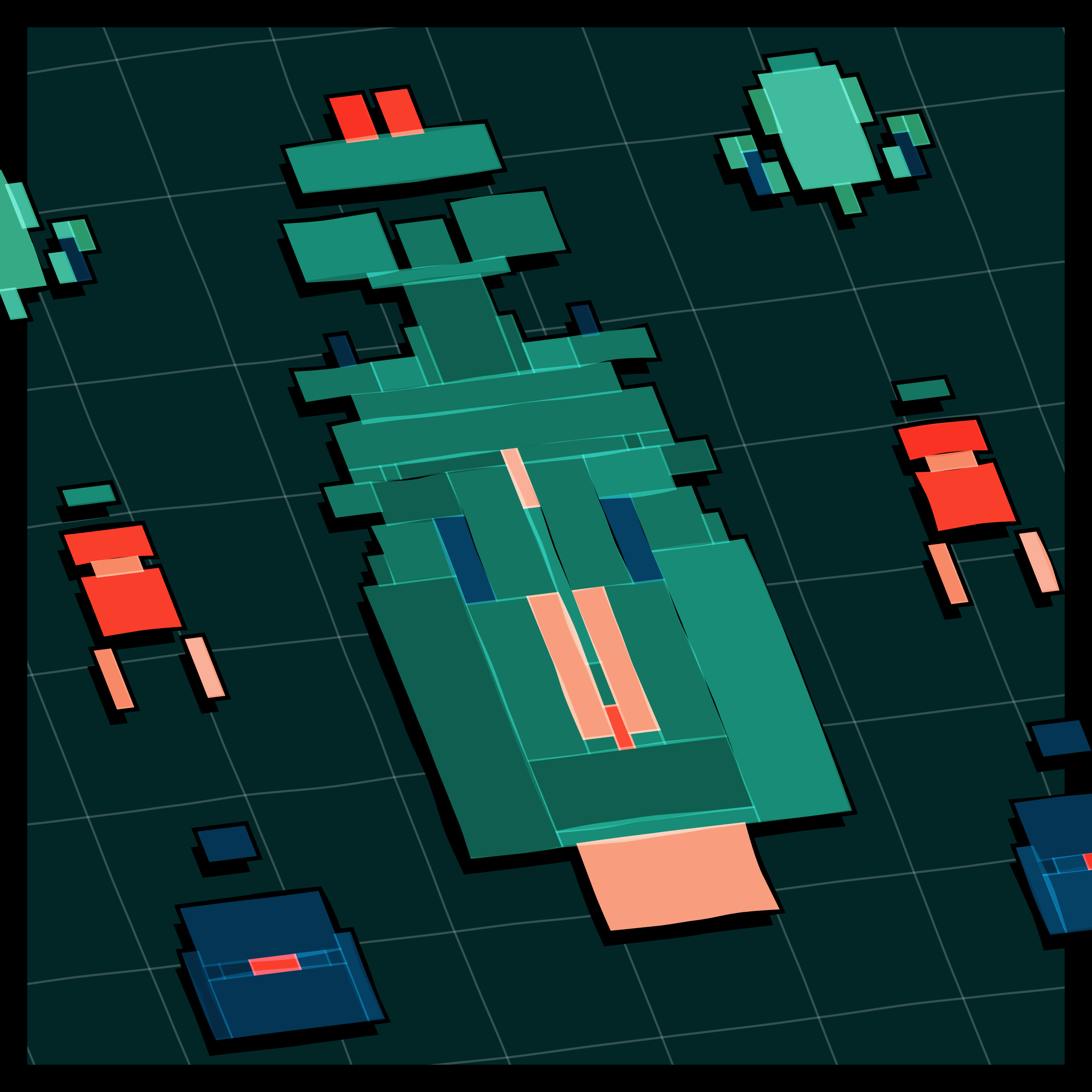 Art Blocks - Art Blocks v2 - Paper Armada #2740 - NFT # 37002740