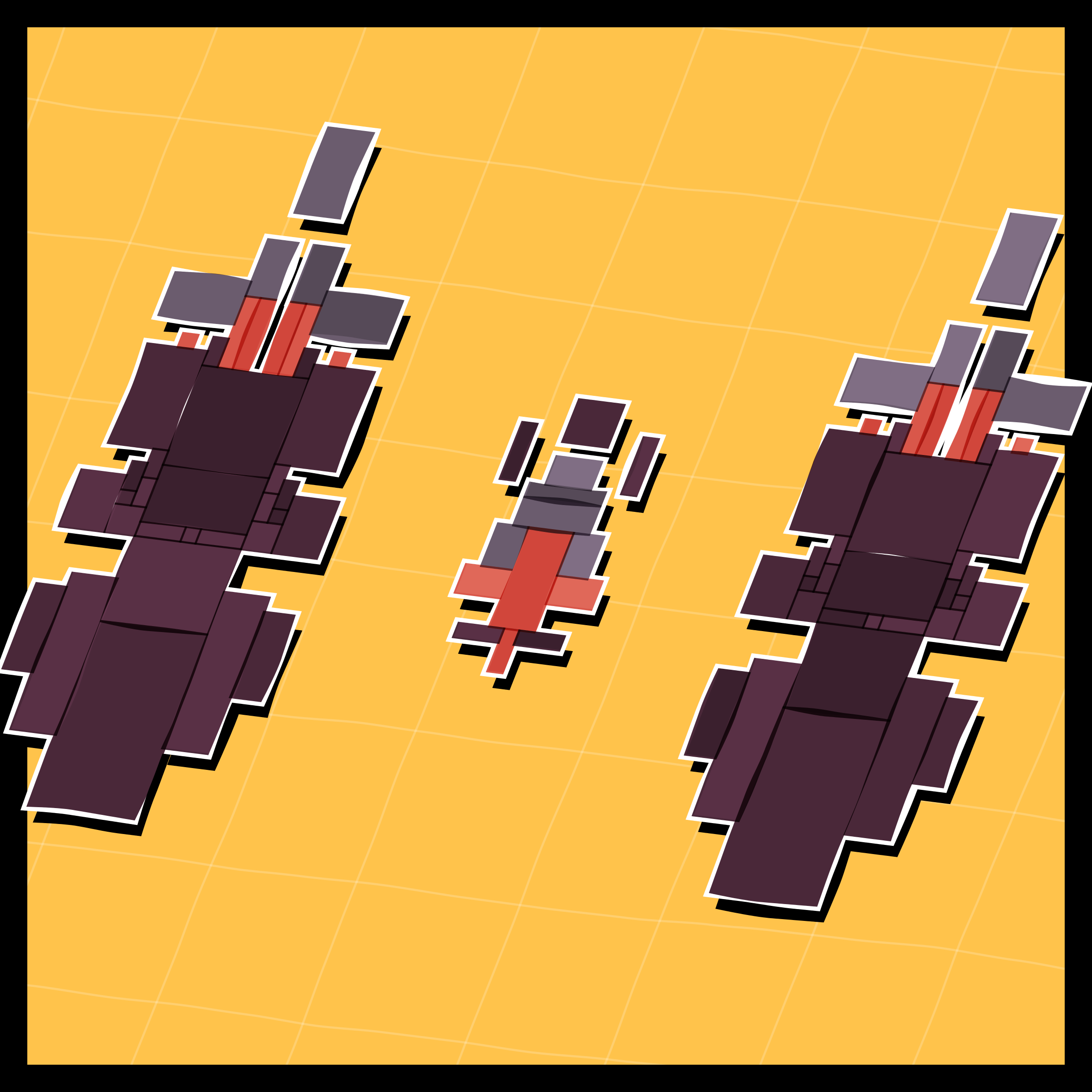 Art Blocks - Art Blocks v2 - Paper Armada #2741 - NFT # 37002741