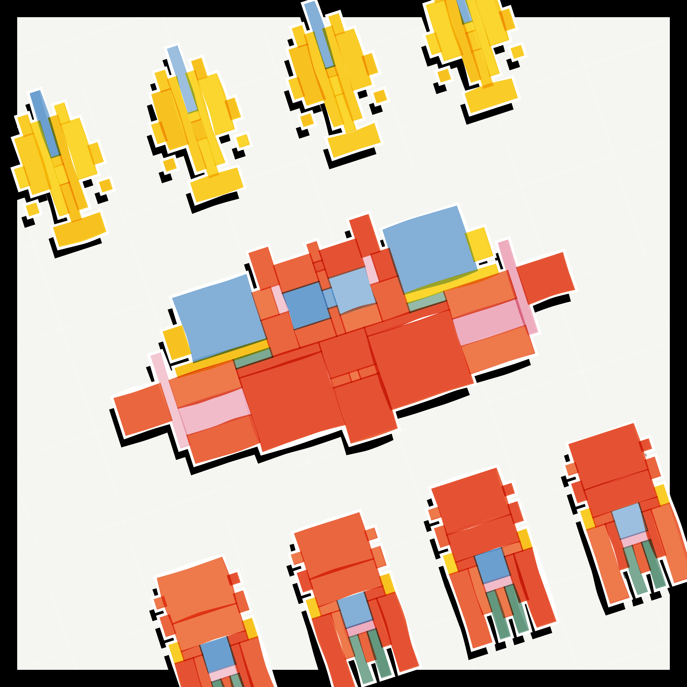 Art Blocks - Art Blocks v2 - Paper Armada #2750 - NFT # 37002750