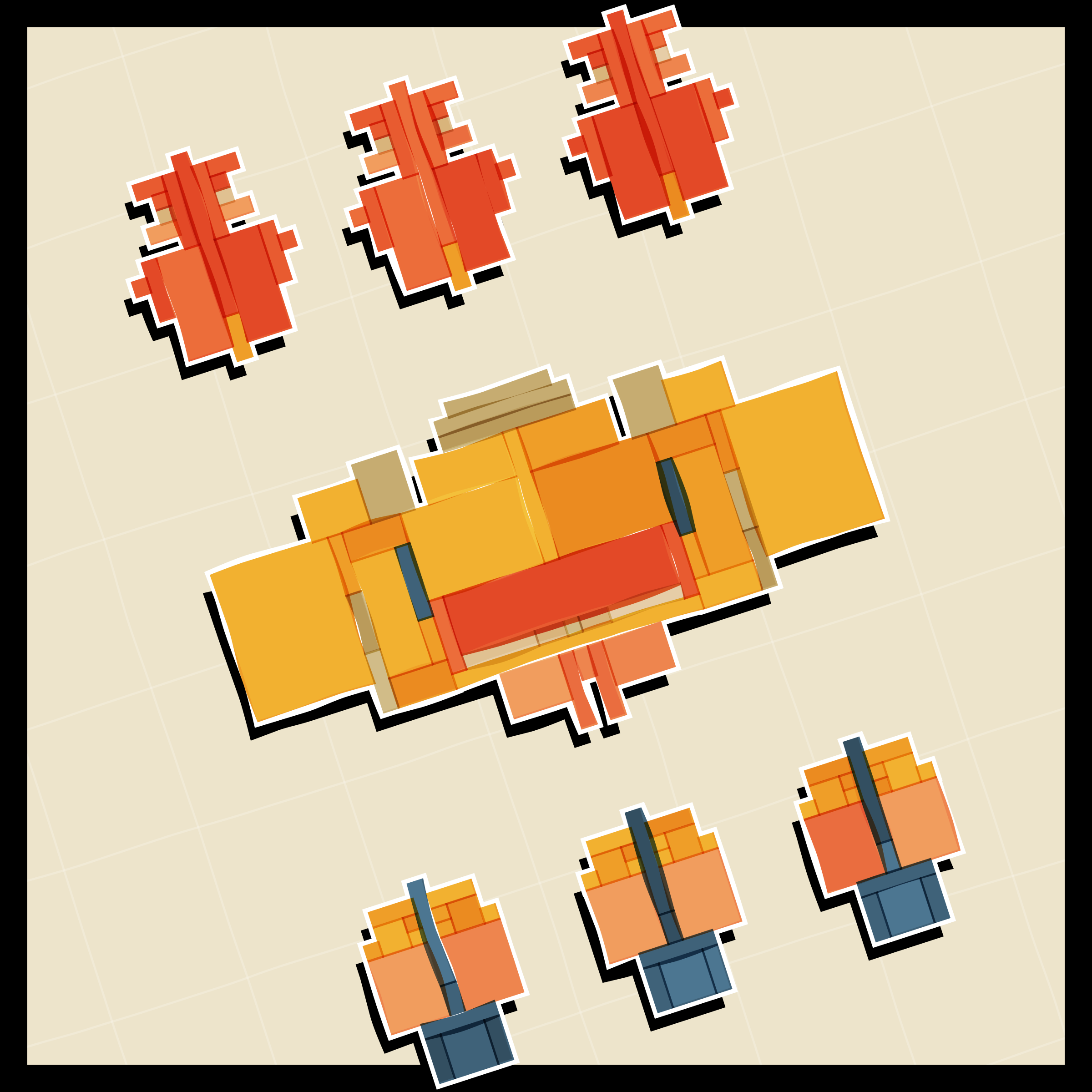 Art Blocks - Art Blocks v2 - Paper Armada #2770 - NFT # 37002770