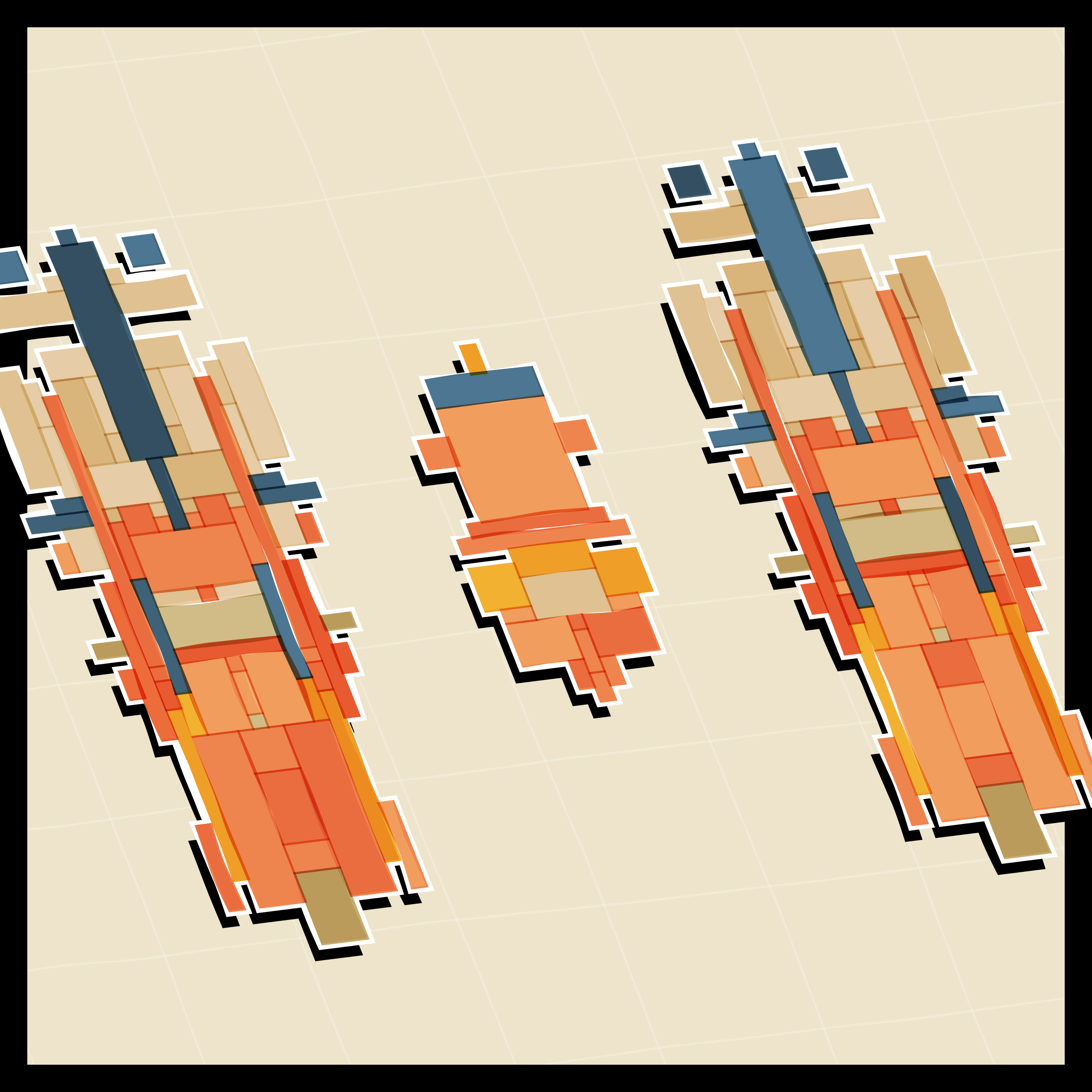 Art Blocks - Art Blocks v2 - Paper Armada #2781 - NFT # 37002781