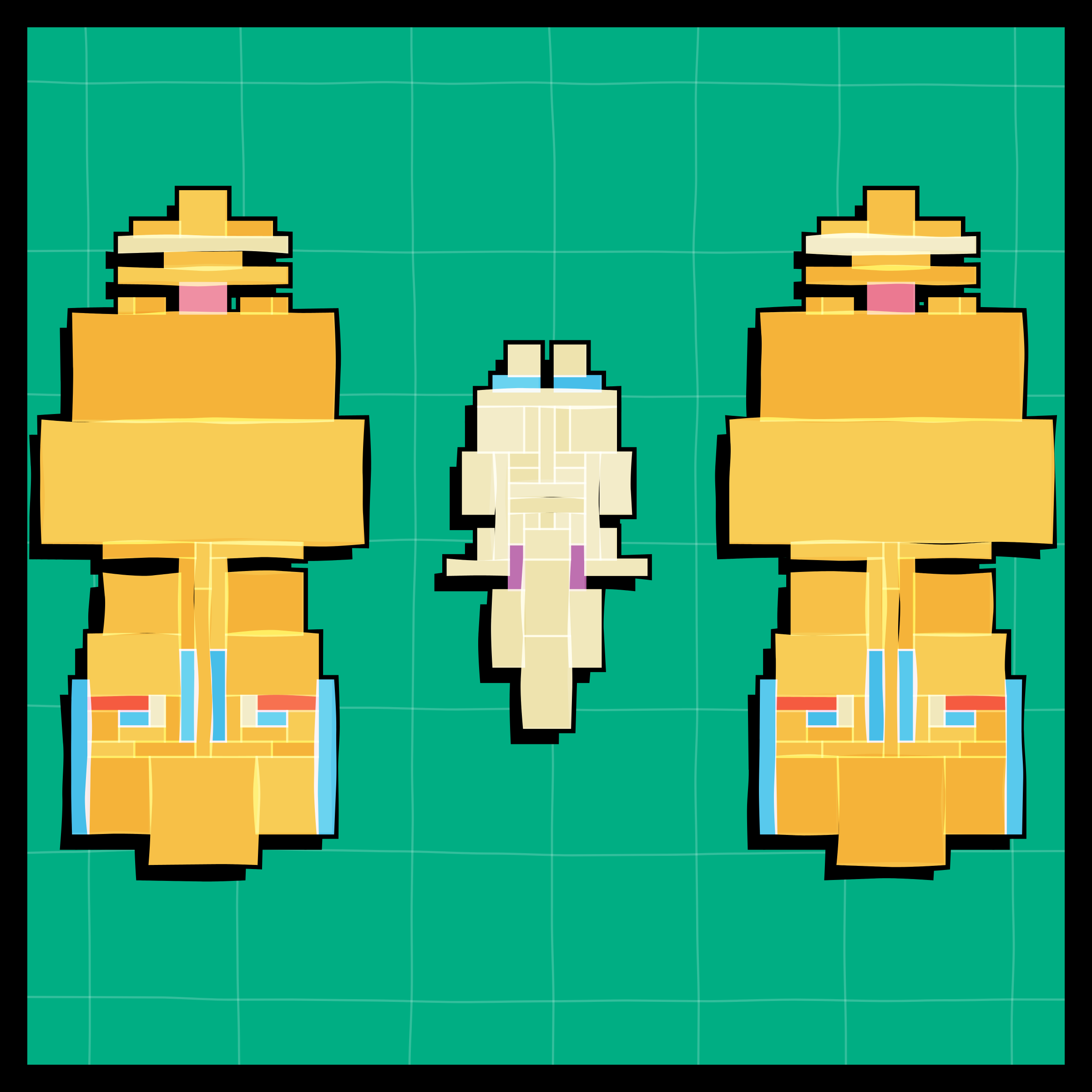 Art Blocks - Art Blocks v2 - Paper Armada #2787 - NFT # 37002787