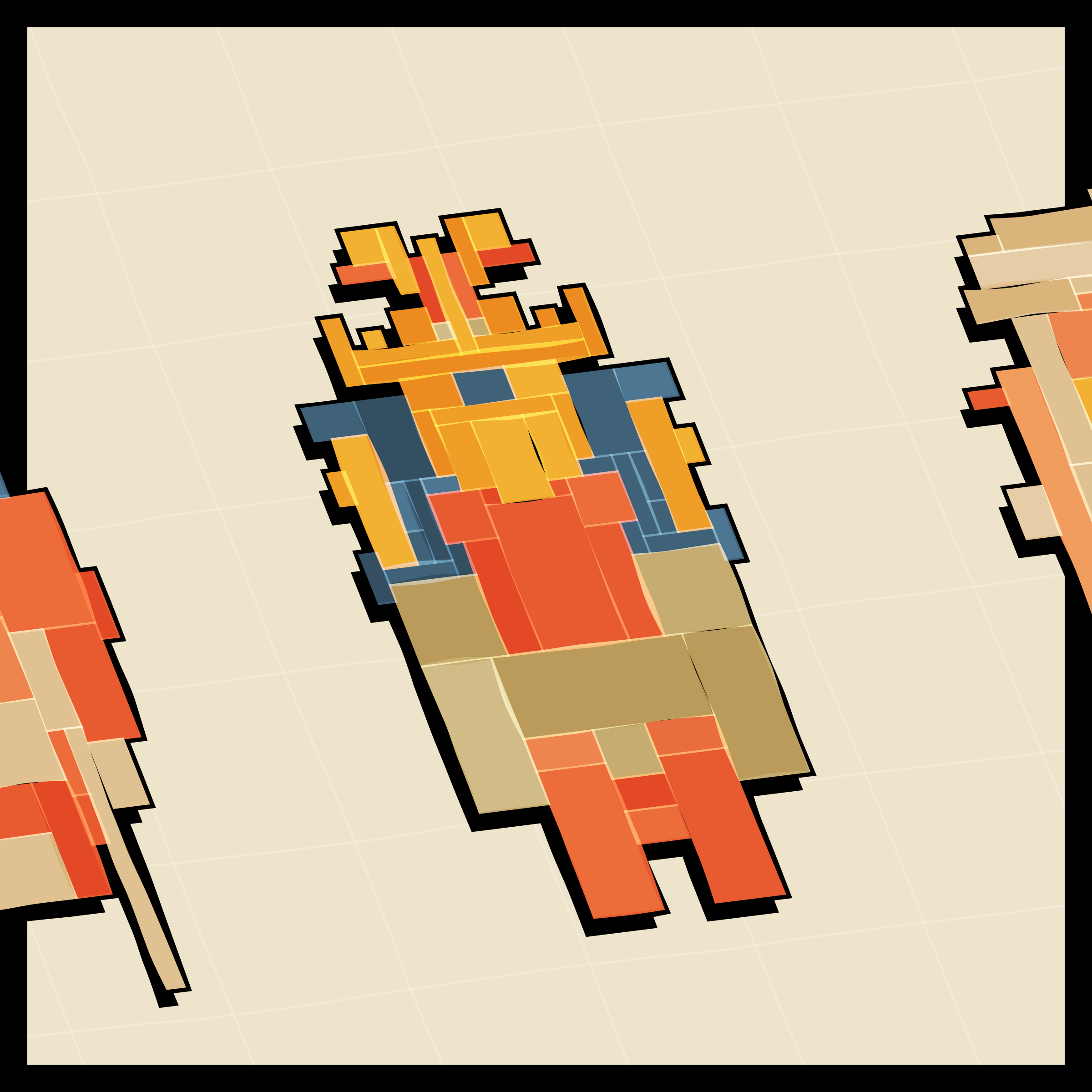 Art Blocks - Art Blocks v2 - Paper Armada #2807 - NFT # 37002807