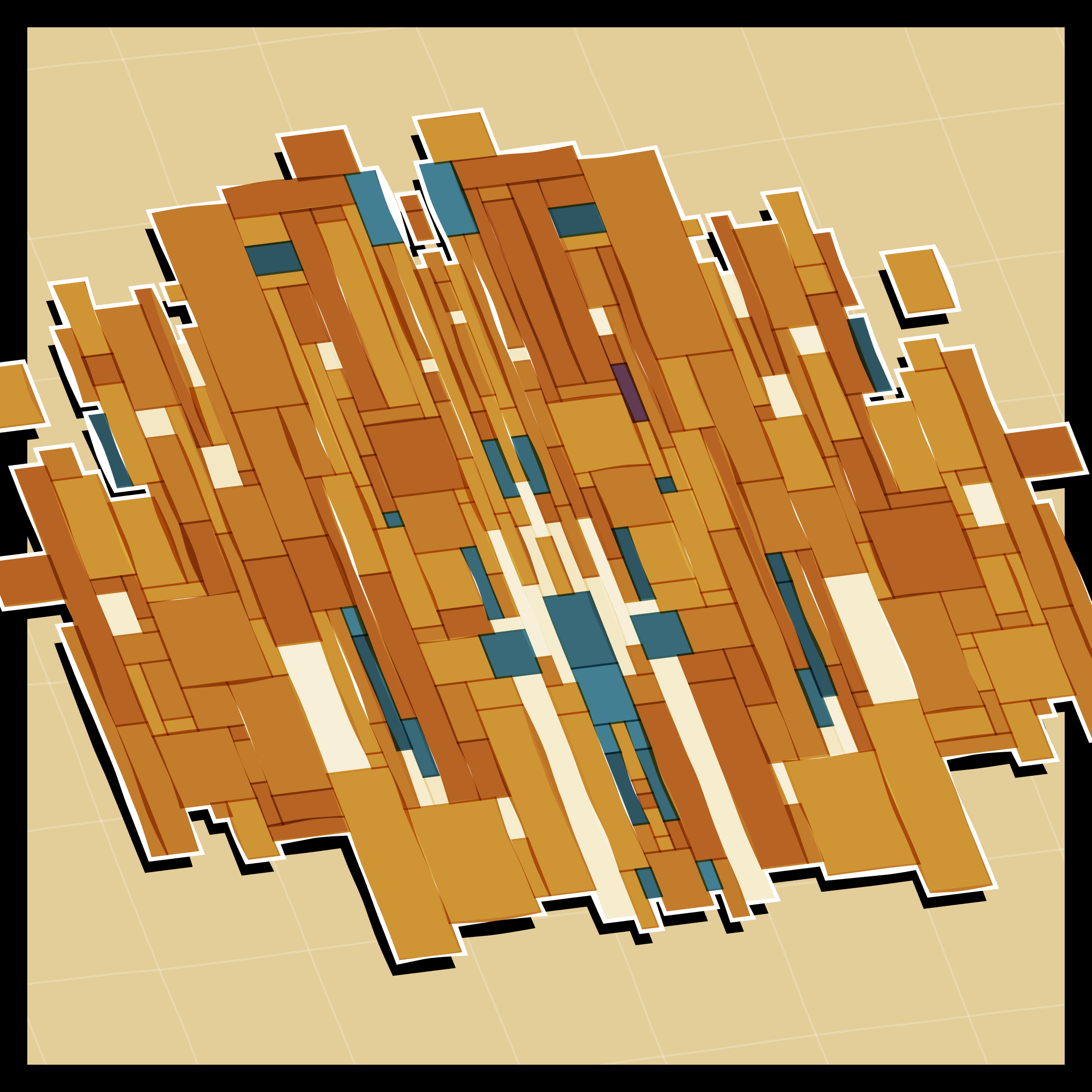 Art Blocks - Art Blocks v2 - Paper Armada #2816 - NFT # 37002816