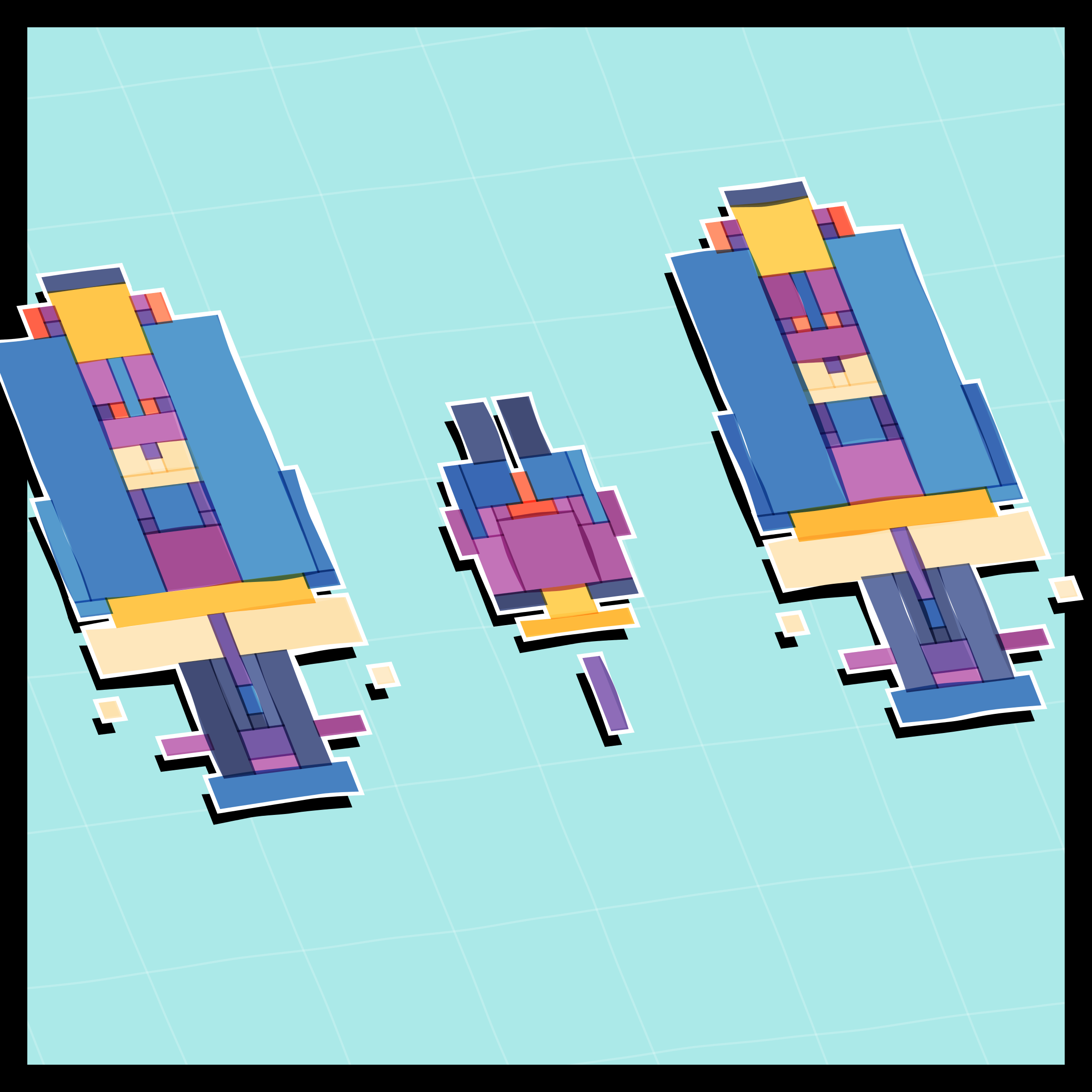 Art Blocks - Art Blocks v2 - Paper Armada #2820 - NFT # 37002820