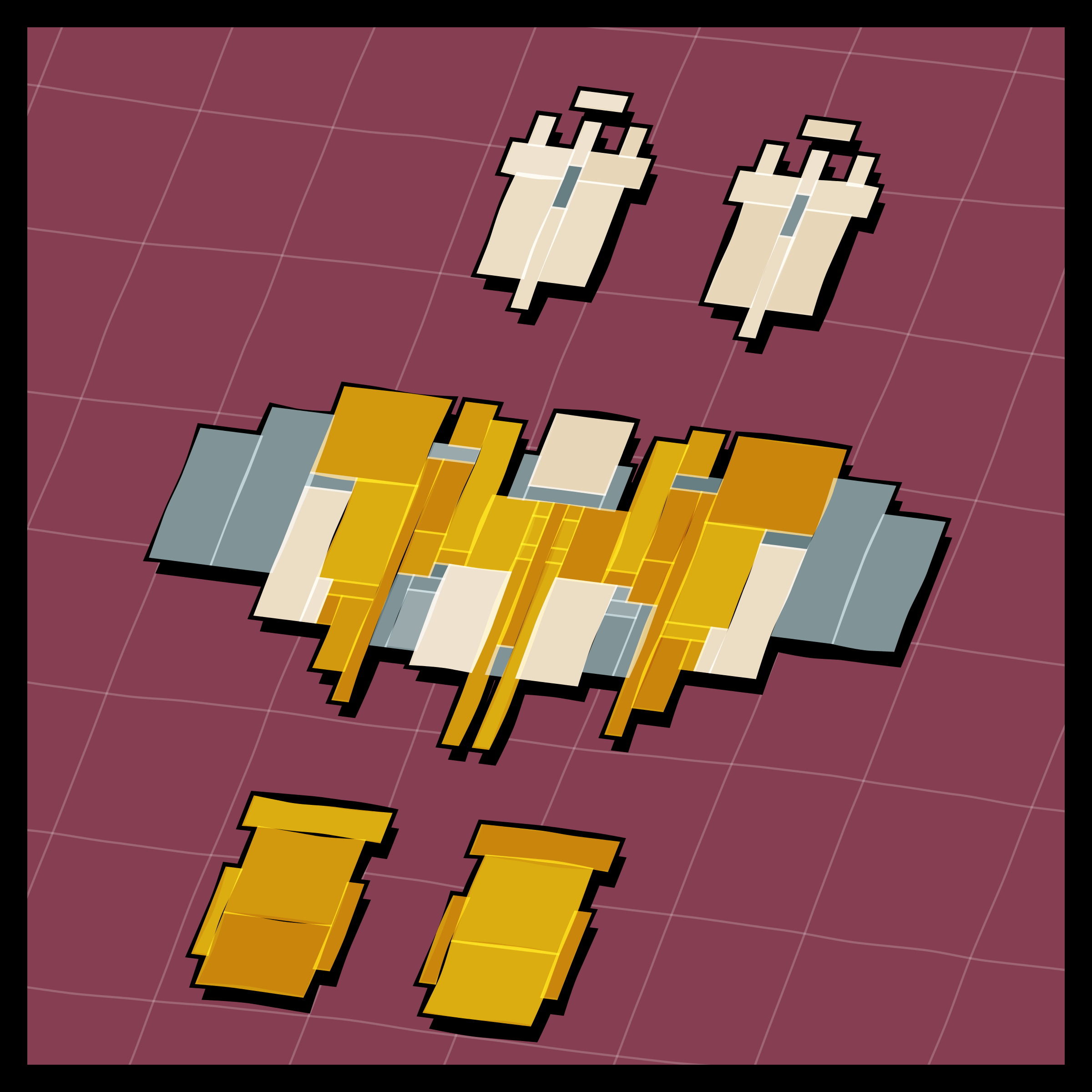 Art Blocks - Art Blocks v2 - Paper Armada #2825 - NFT # 37002825