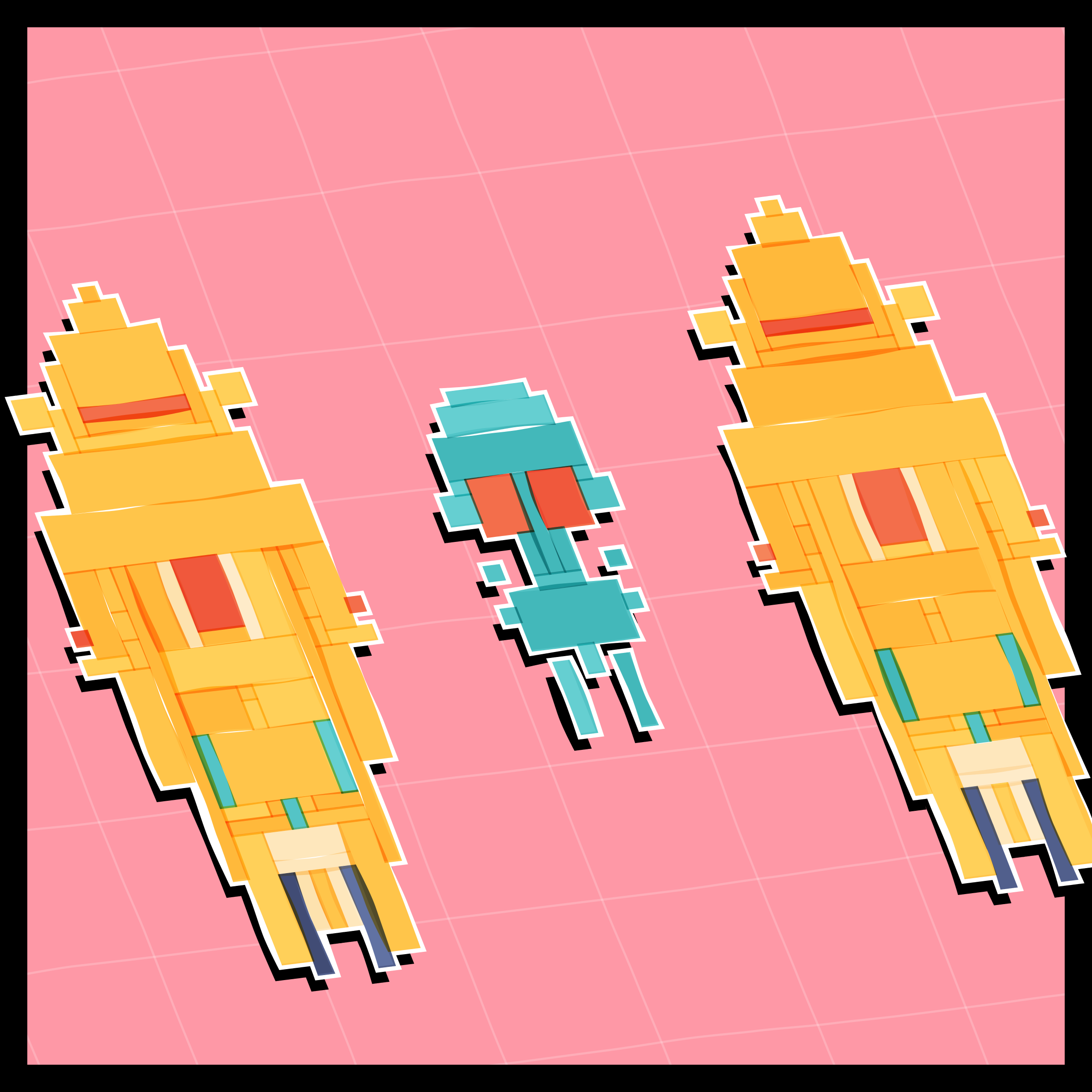 Art Blocks - Art Blocks v2 - Paper Armada #2826 - NFT # 37002826