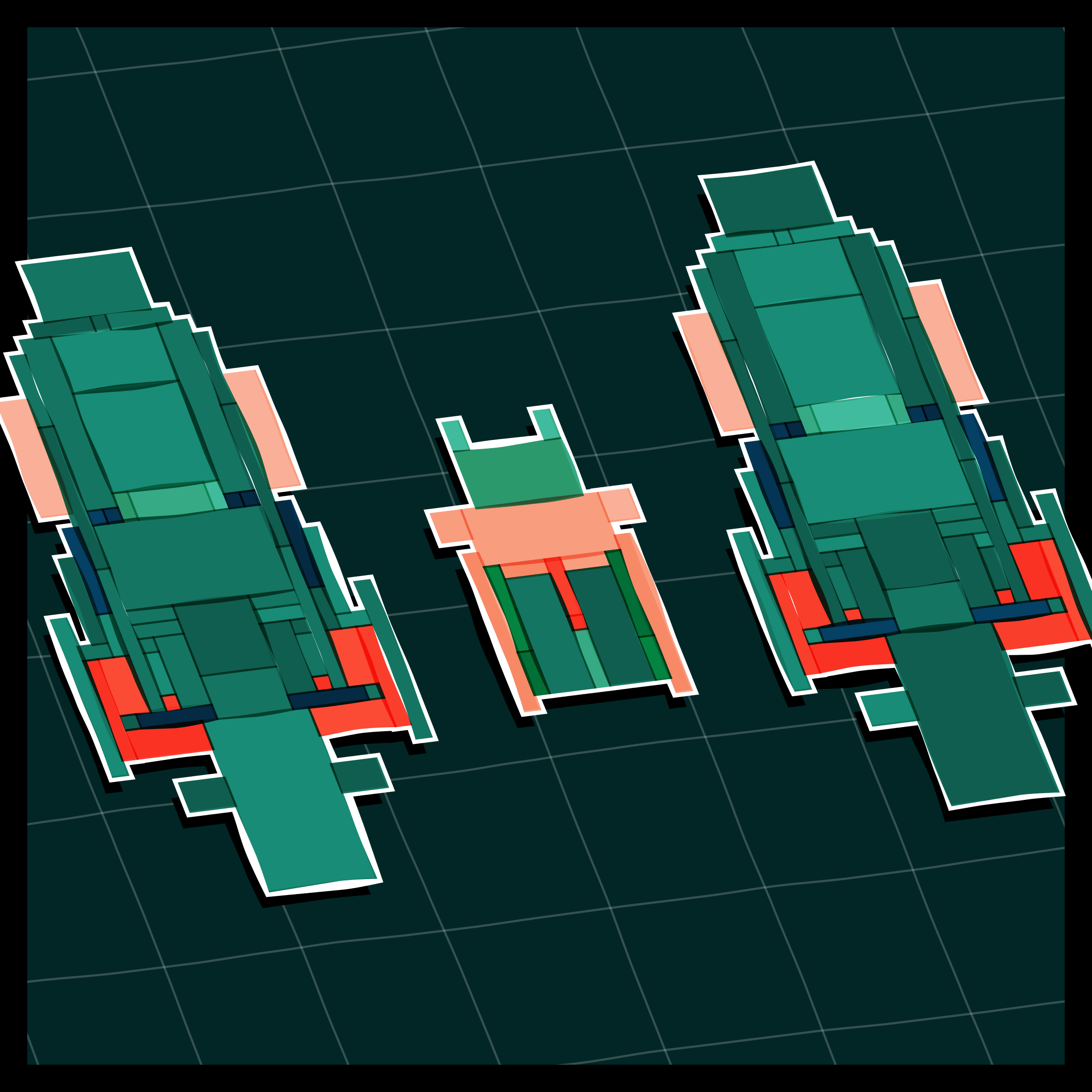 Art Blocks - Art Blocks v2 - Paper Armada #2828 - NFT # 37002828