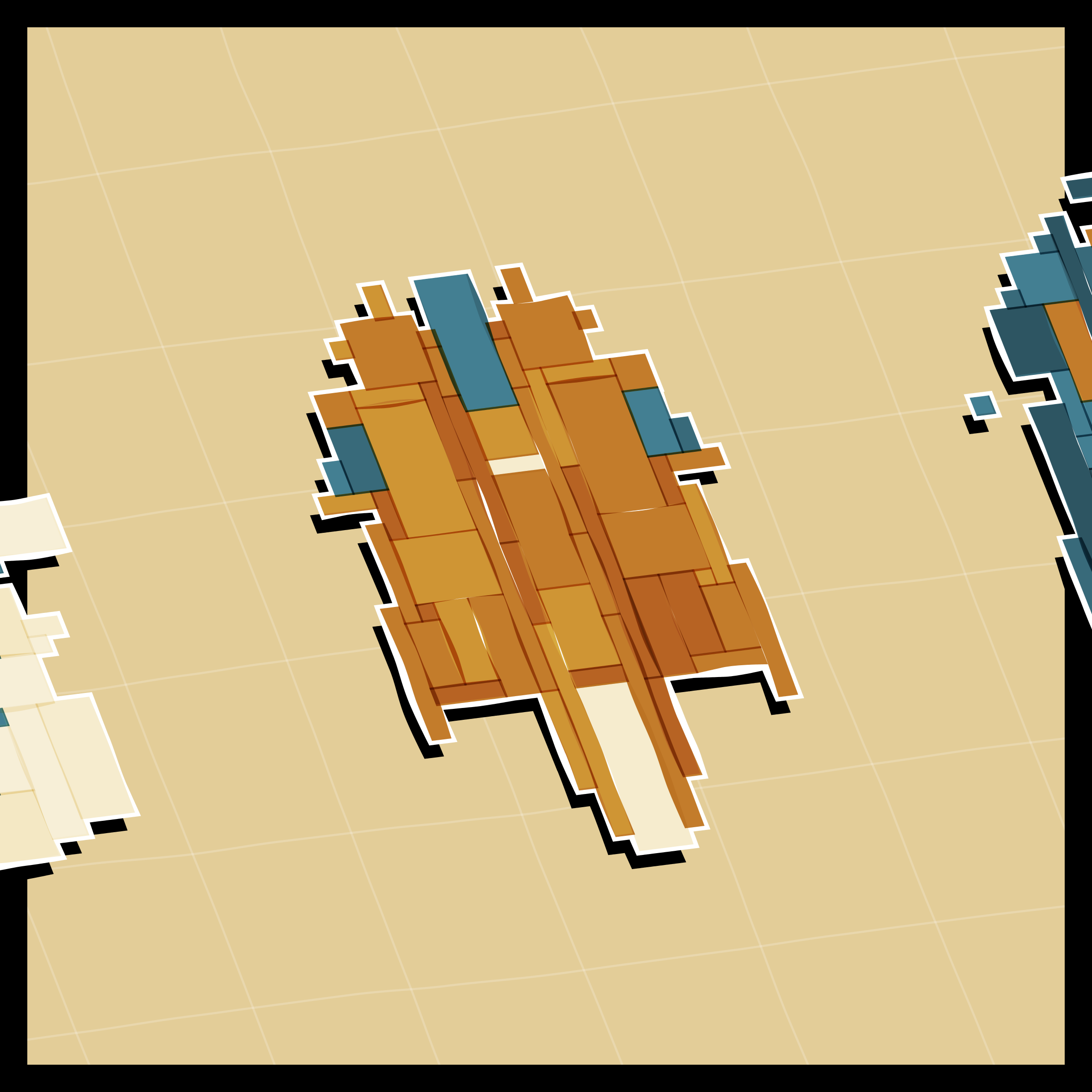 Art Blocks - Art Blocks v2 - Paper Armada #2843 - NFT # 37002843