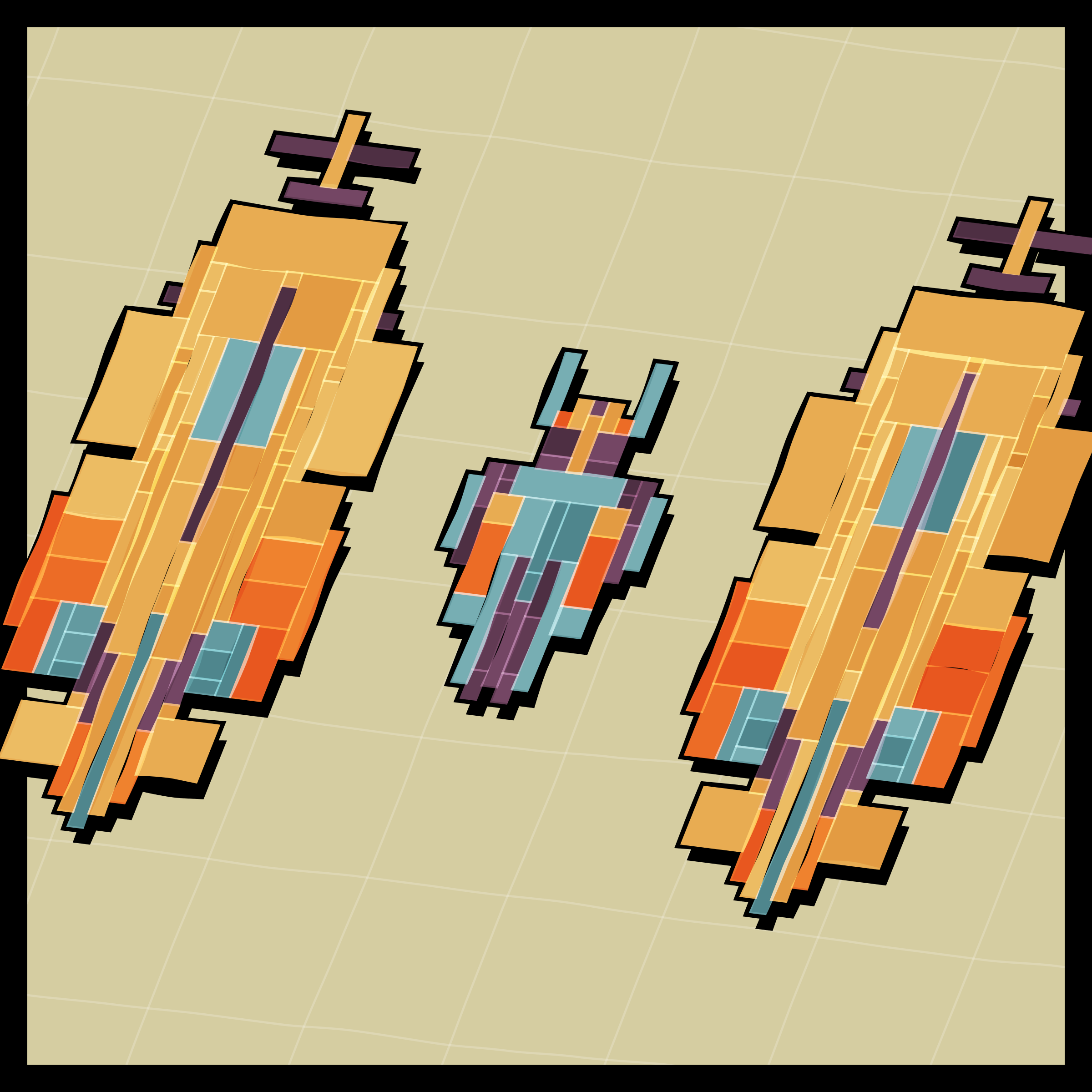 Art Blocks - Art Blocks v2 - Paper Armada #2850 - NFT # 37002850