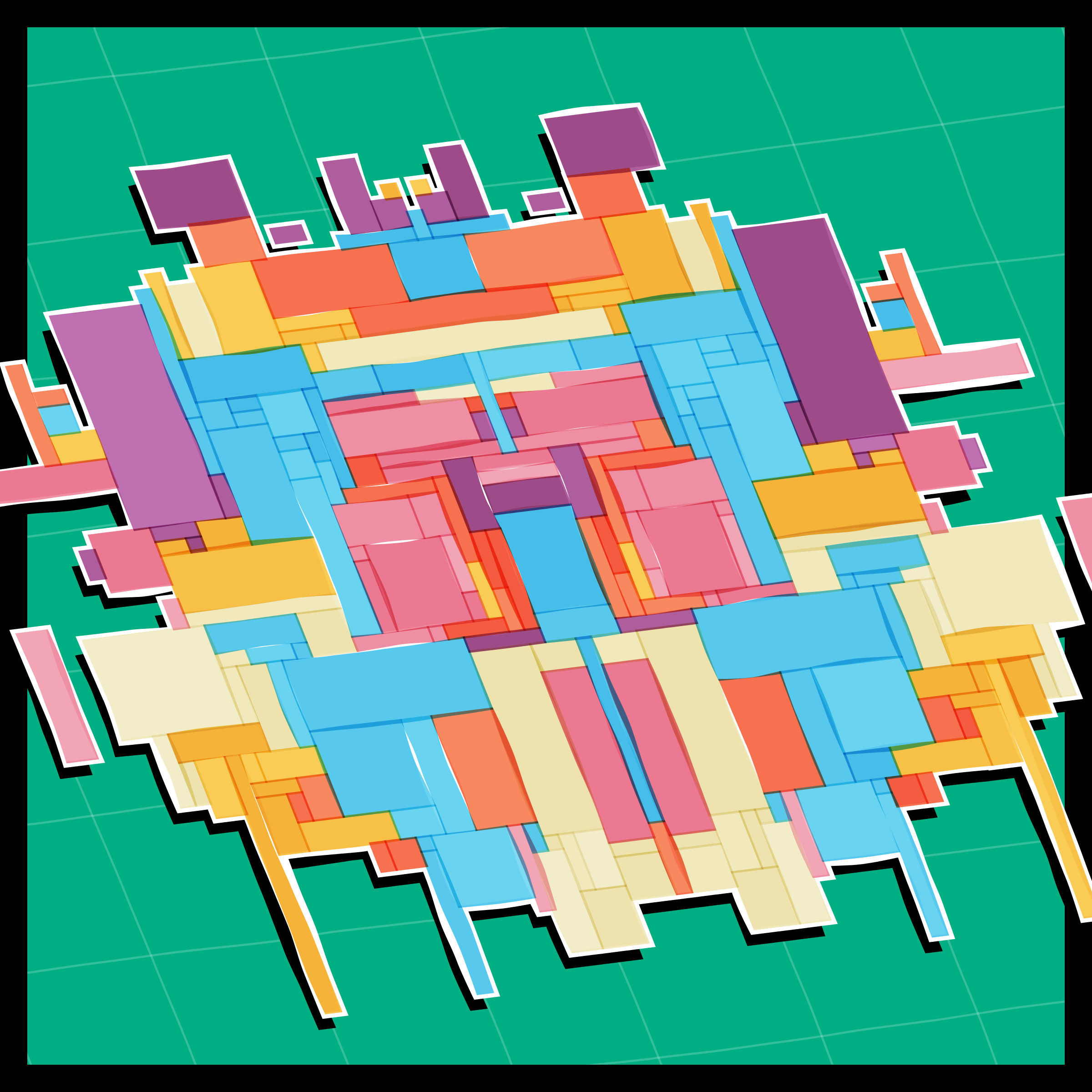 Art Blocks - Art Blocks v2 - Paper Armada #2852 - NFT # 37002852