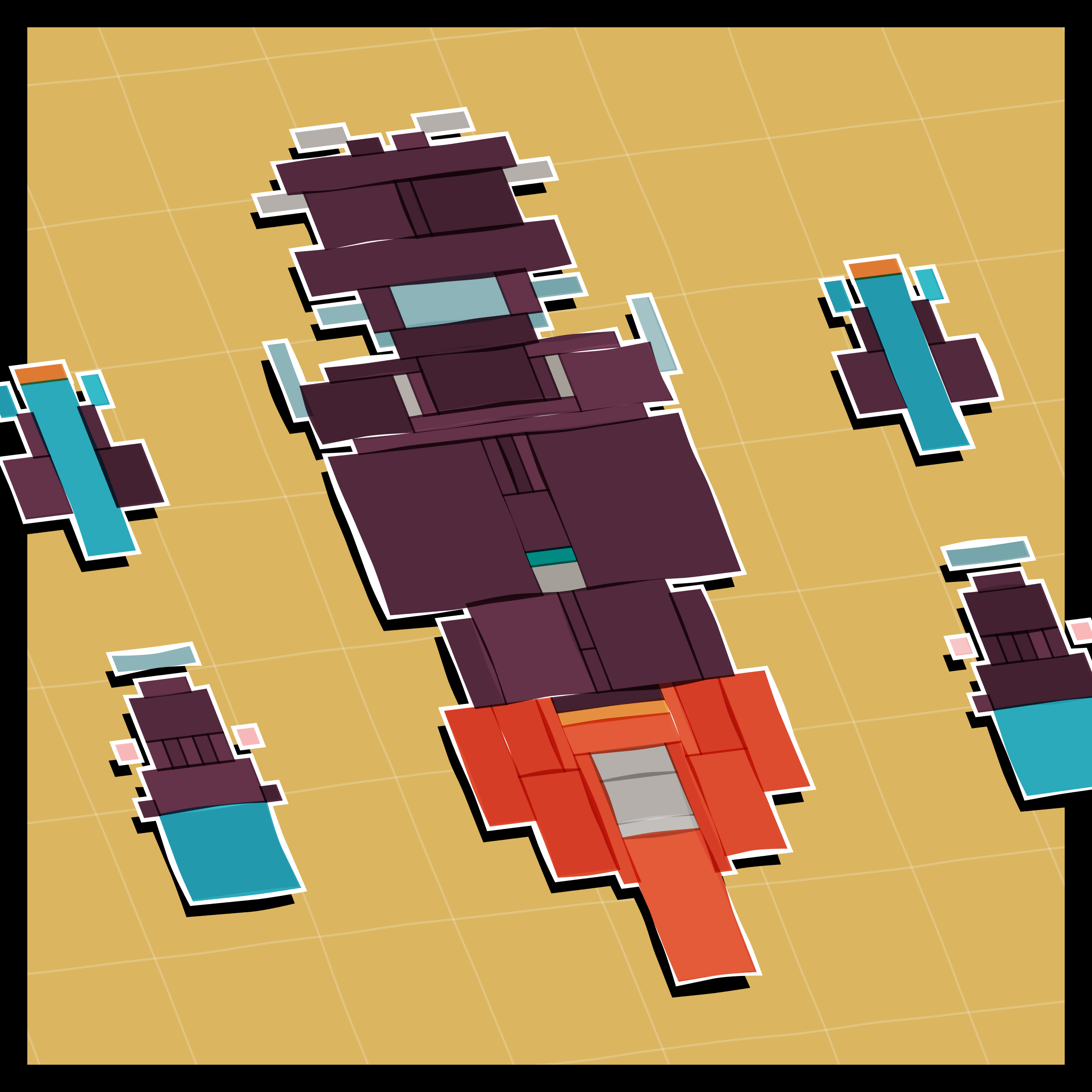 Art Blocks - Art Blocks v2 - Paper Armada #2856 - NFT # 37002856