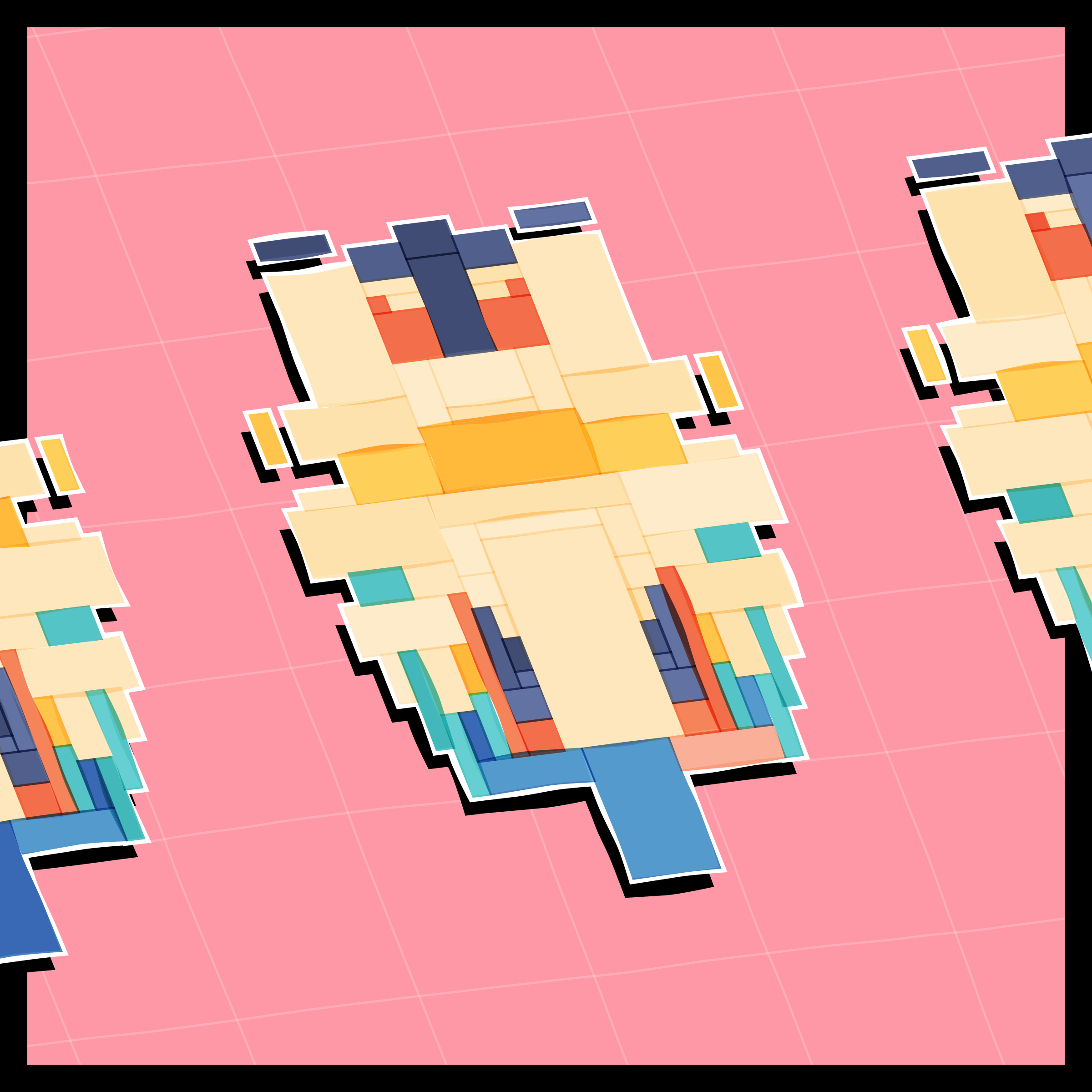 Art Blocks - Art Blocks v2 - Paper Armada #2857 - NFT # 37002857