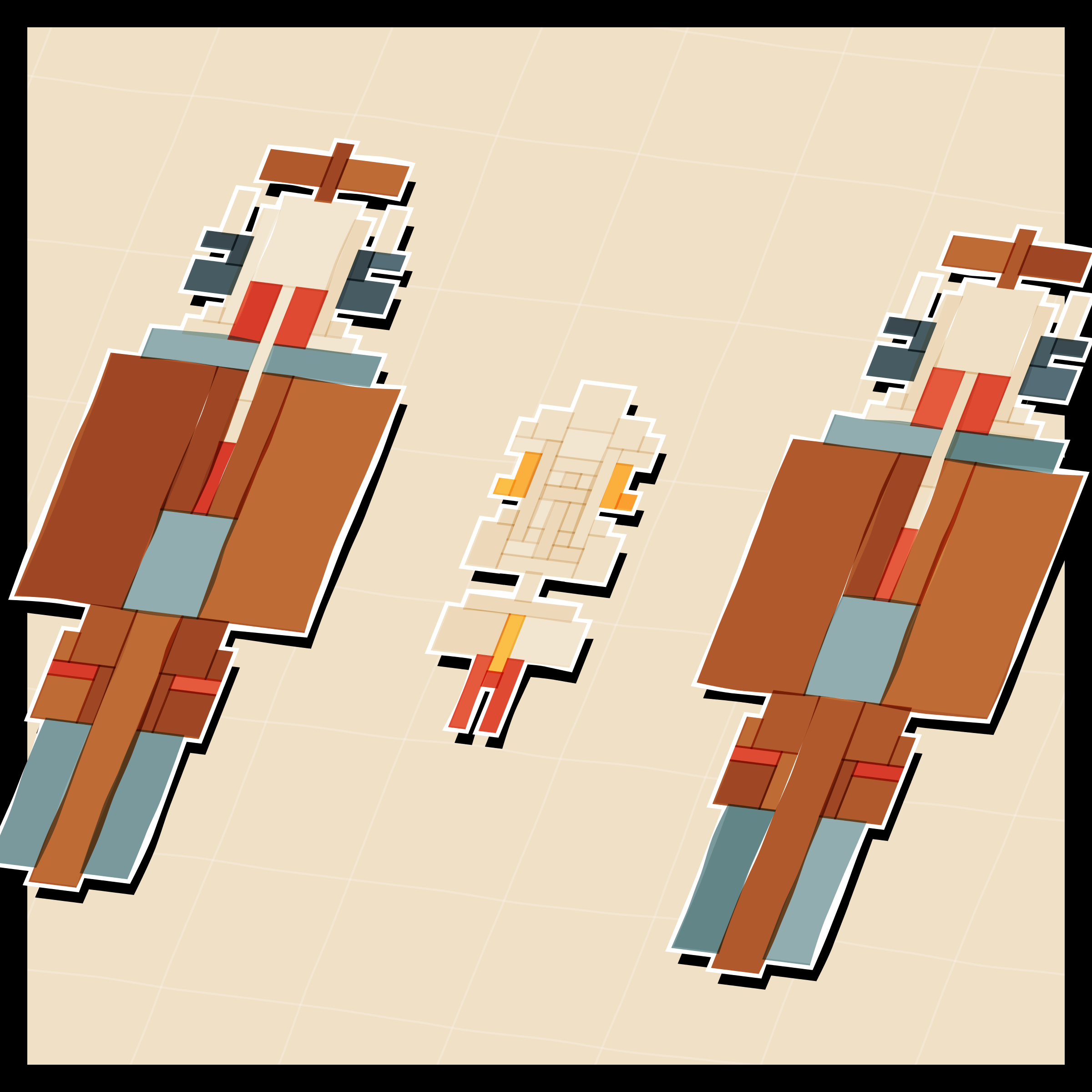 Art Blocks - Art Blocks v2 - Paper Armada #2864 - NFT # 37002864