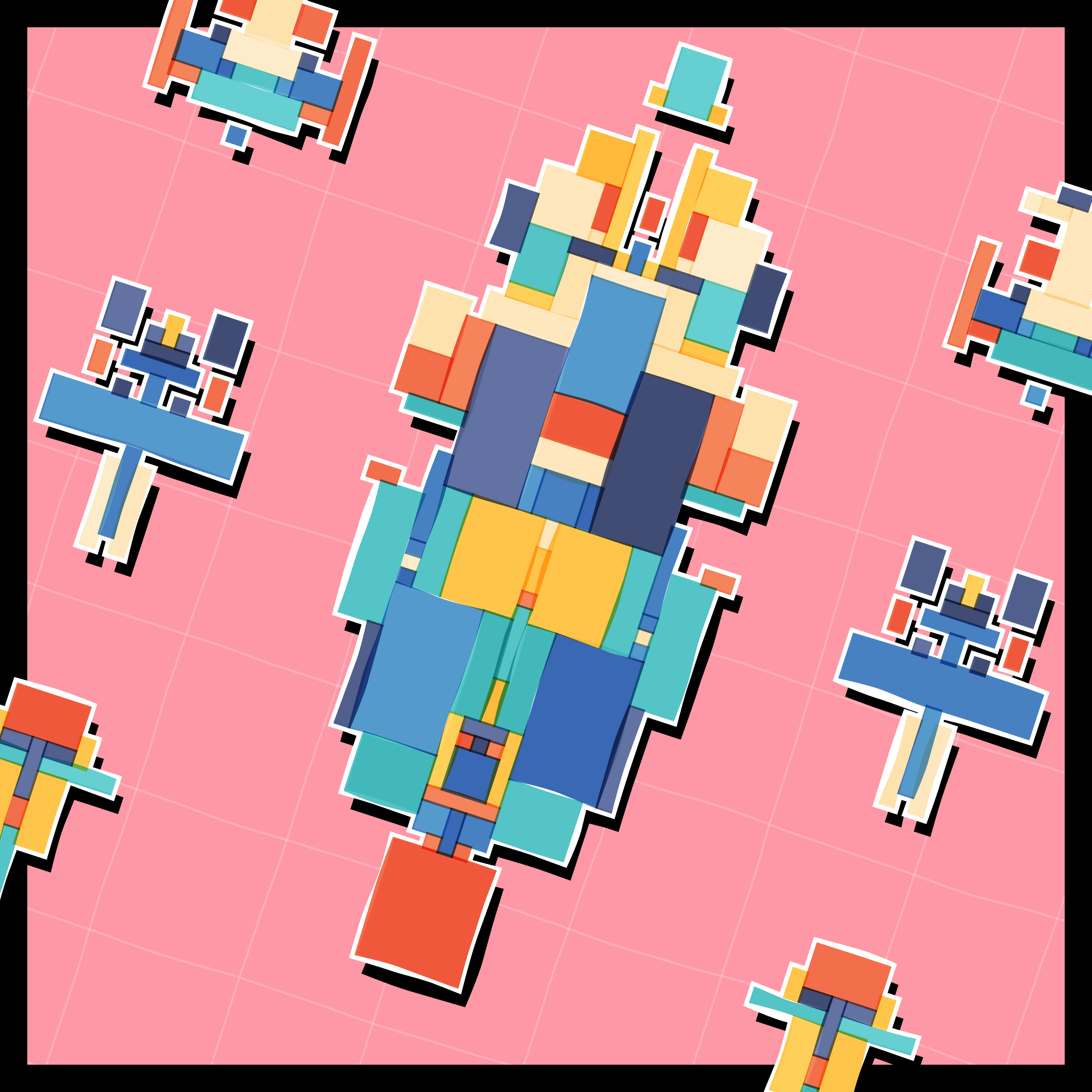 Art Blocks - Art Blocks v2 - Paper Armada #2881 - NFT # 37002881