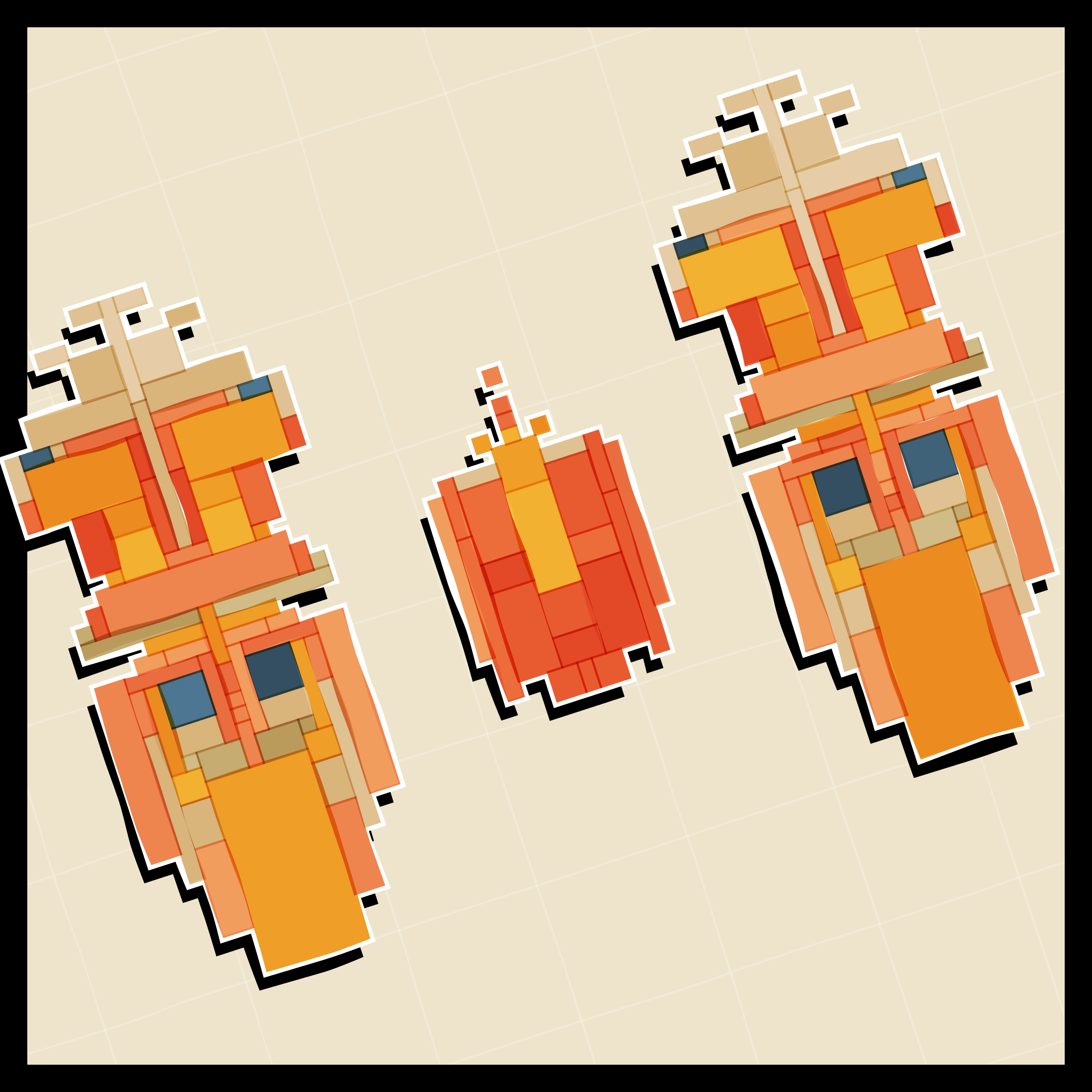 Art Blocks - Art Blocks v2 - Paper Armada #2915 - NFT # 37002915