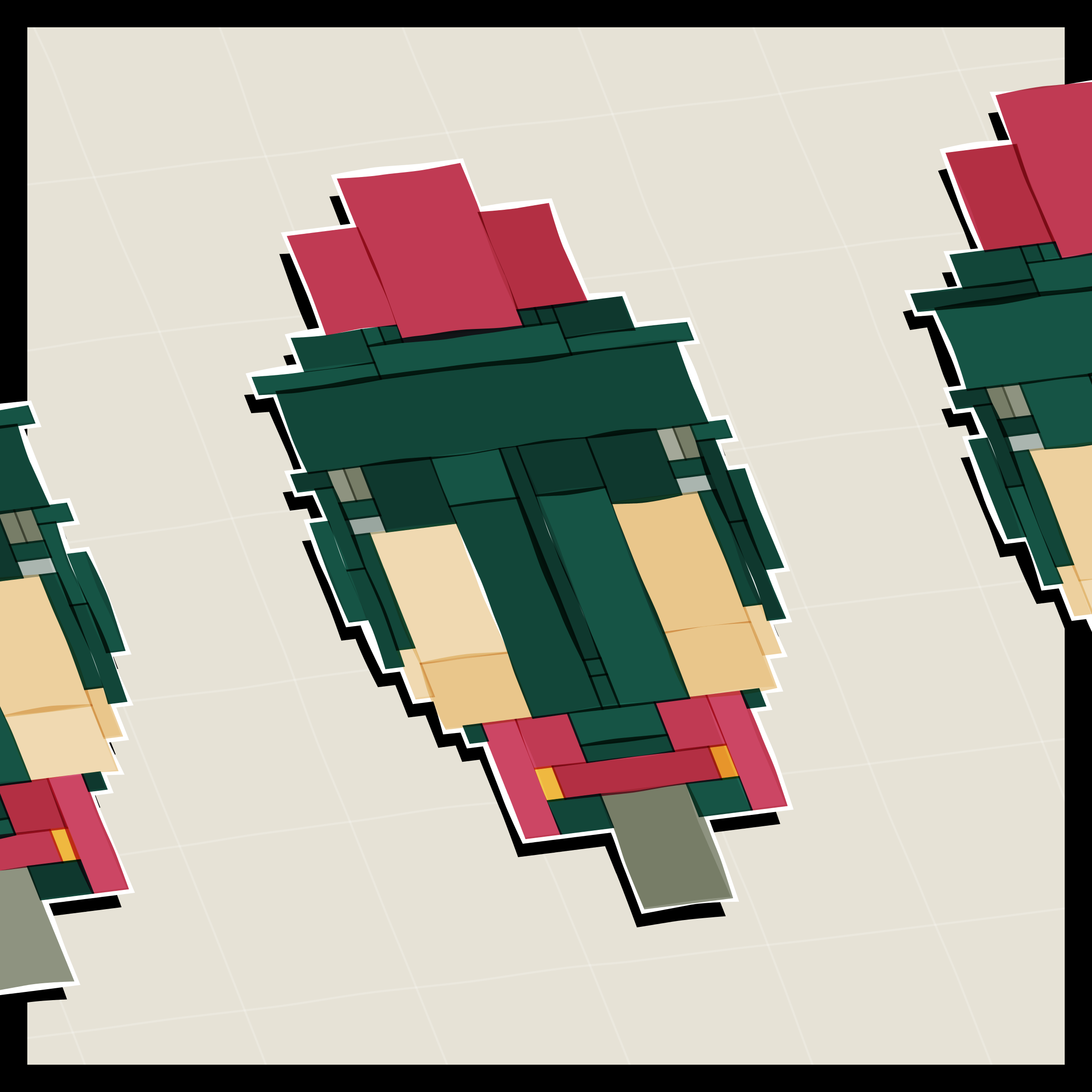 Art Blocks - Art Blocks v2 - Paper Armada #2921 - NFT # 37002921