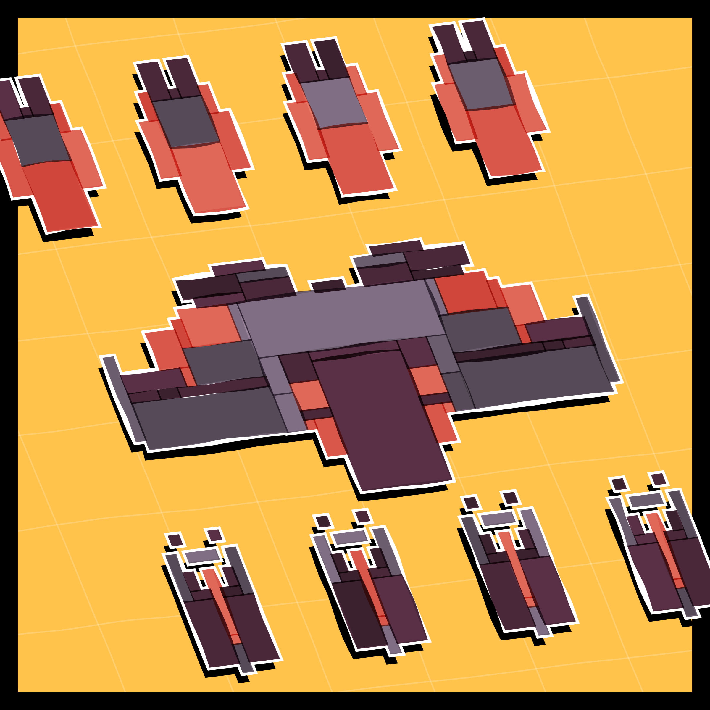 Art Blocks - Art Blocks v2 - Paper Armada #2924 - NFT # 37002924