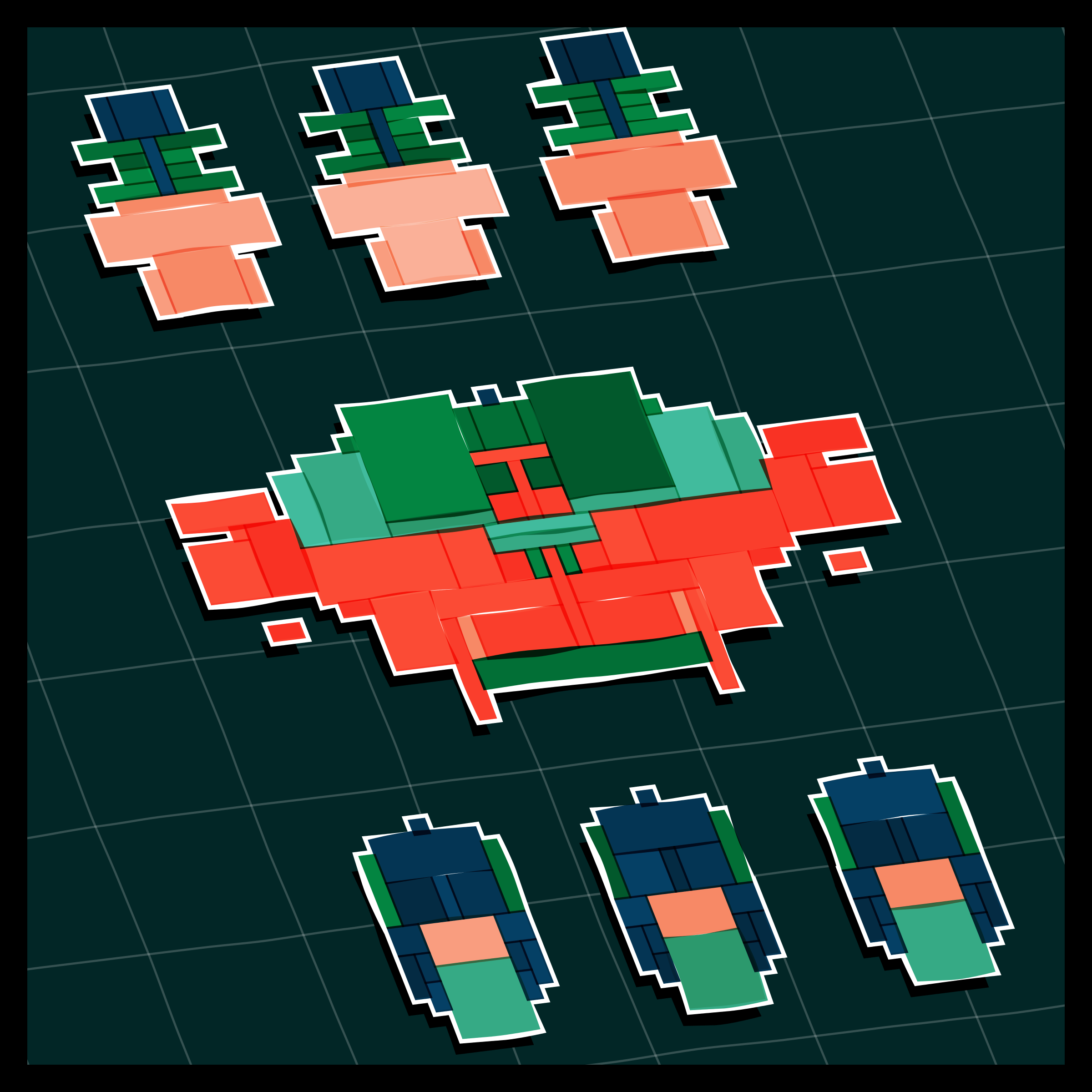 Art Blocks - Art Blocks v2 - Paper Armada #2926 - NFT # 37002926