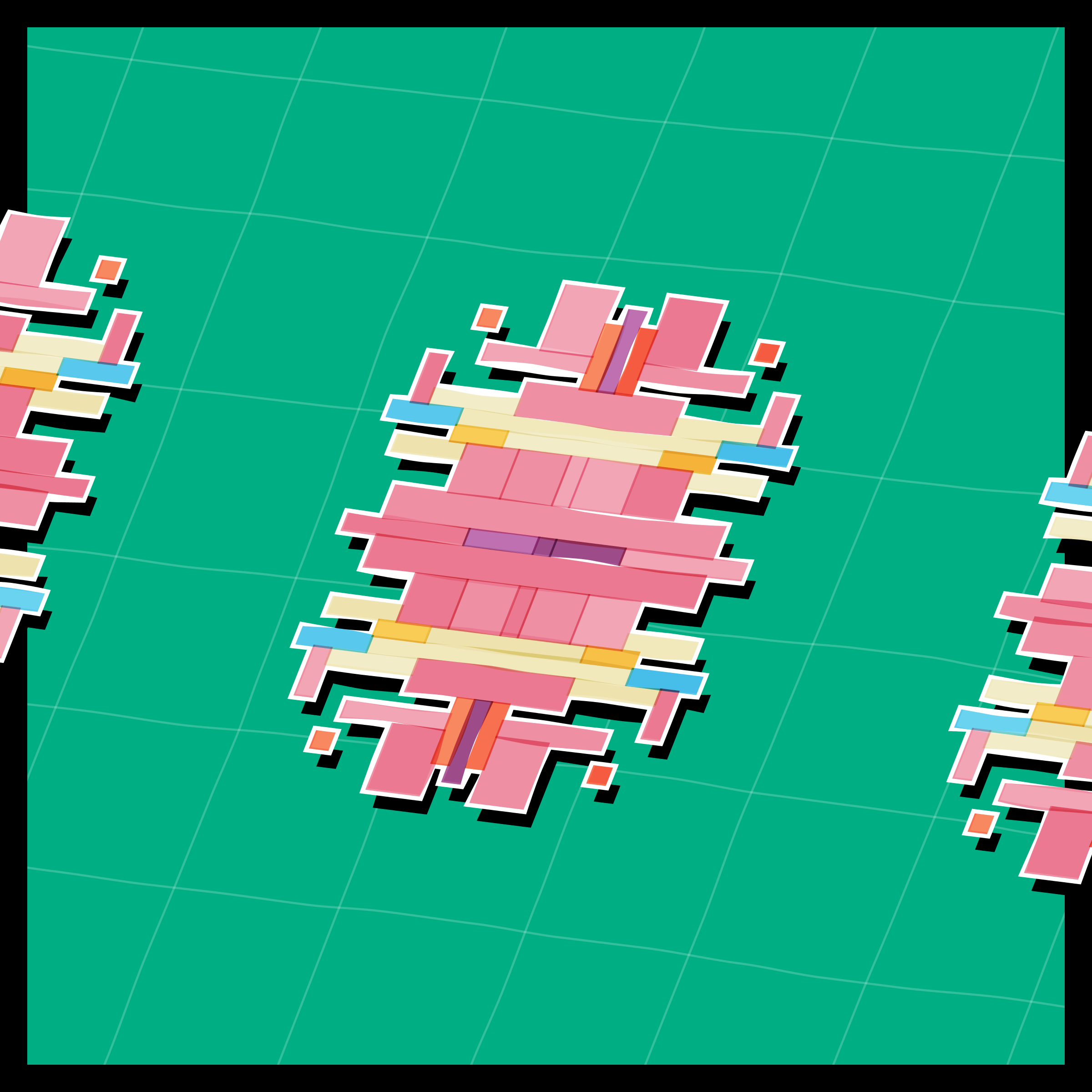 Art Blocks - Art Blocks v2 - Paper Armada #2953 - NFT # 37002953