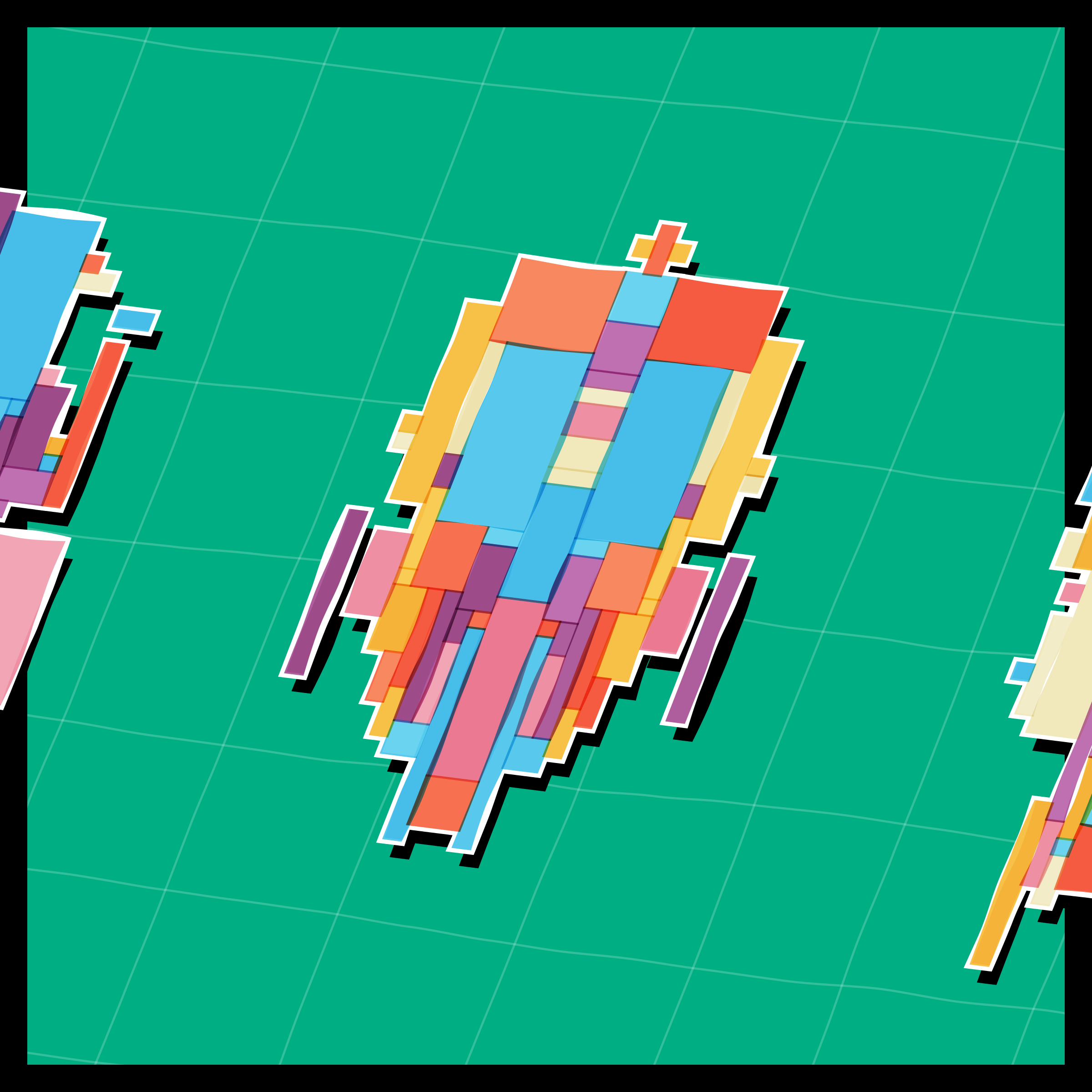 Art Blocks - Art Blocks v2 - Paper Armada #2955 - NFT # 37002955