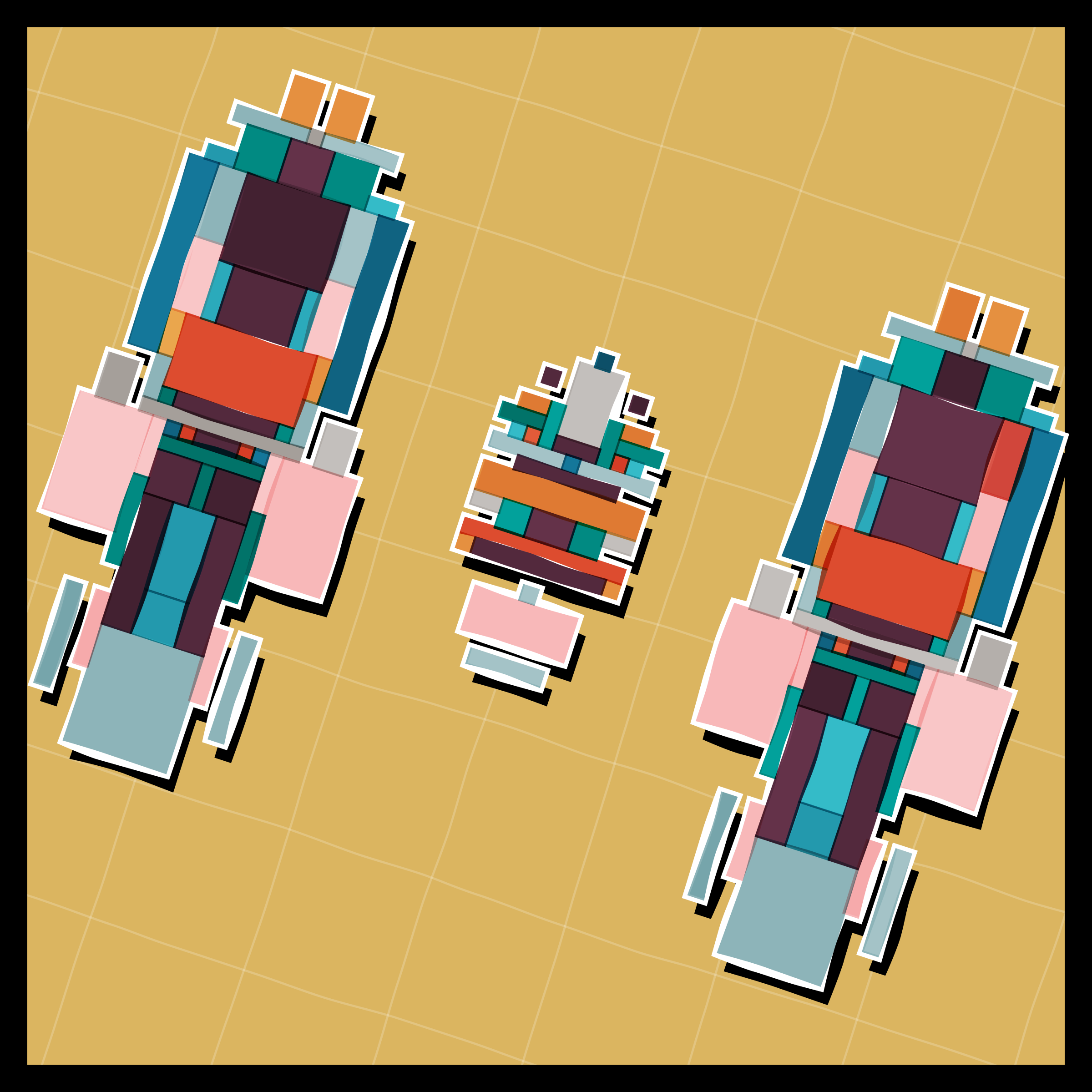 Art Blocks - Art Blocks v2 - Paper Armada #2958 - NFT # 37002958