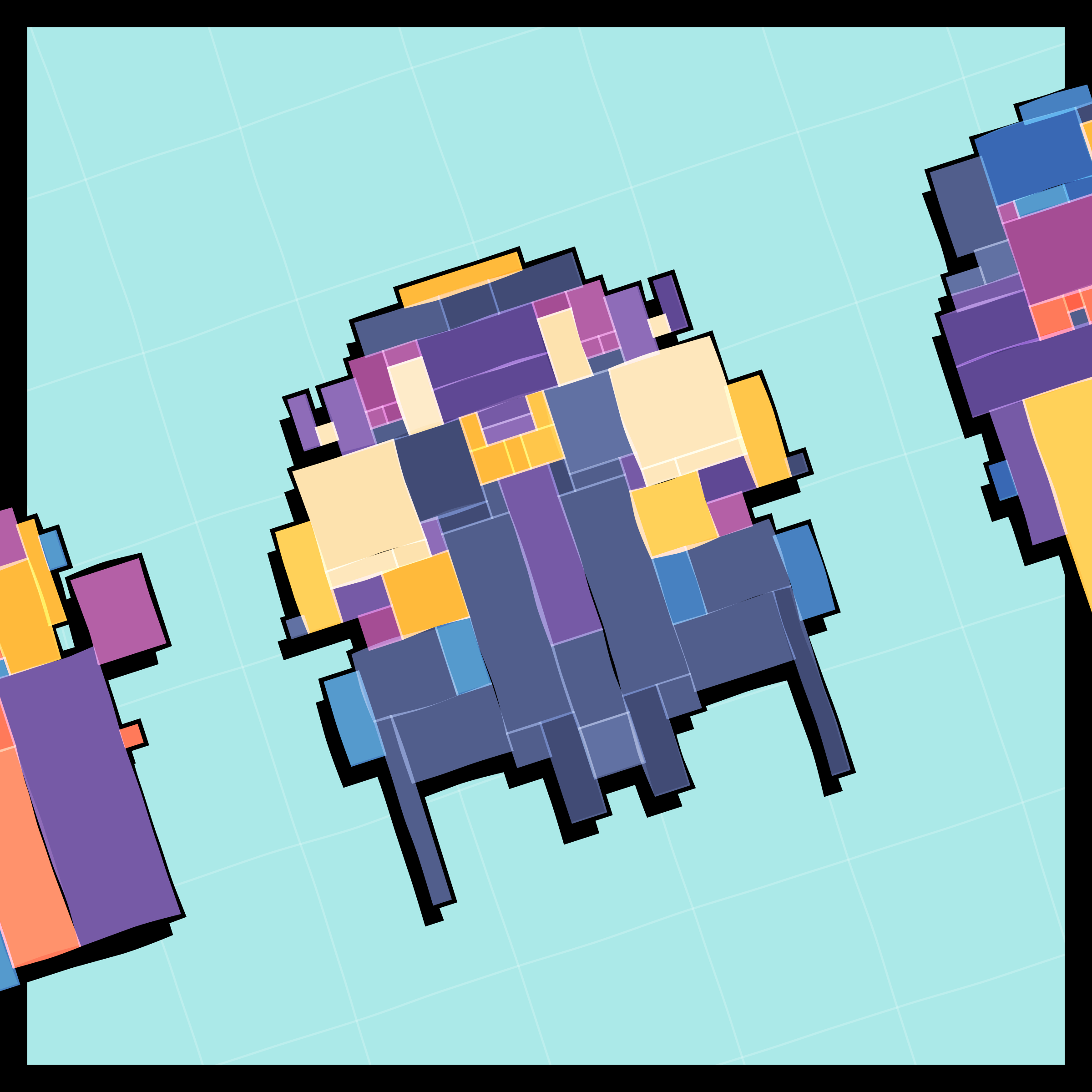 Art Blocks - Art Blocks v2 - Paper Armada #2962 - NFT # 37002962