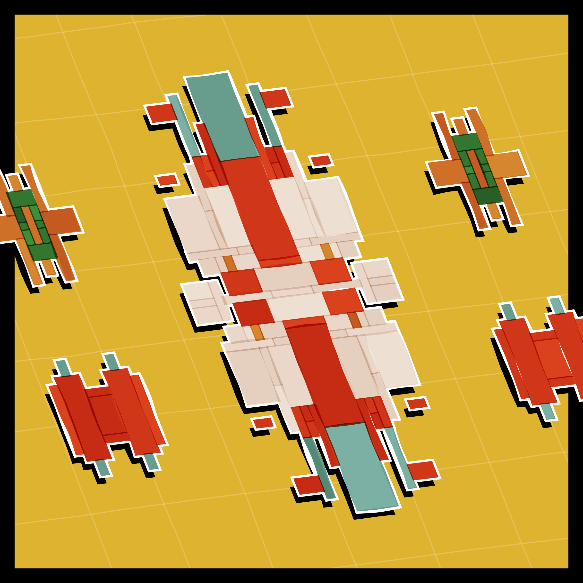 Art Blocks - Art Blocks v2 - Paper Armada #2967 - NFT # 37002967