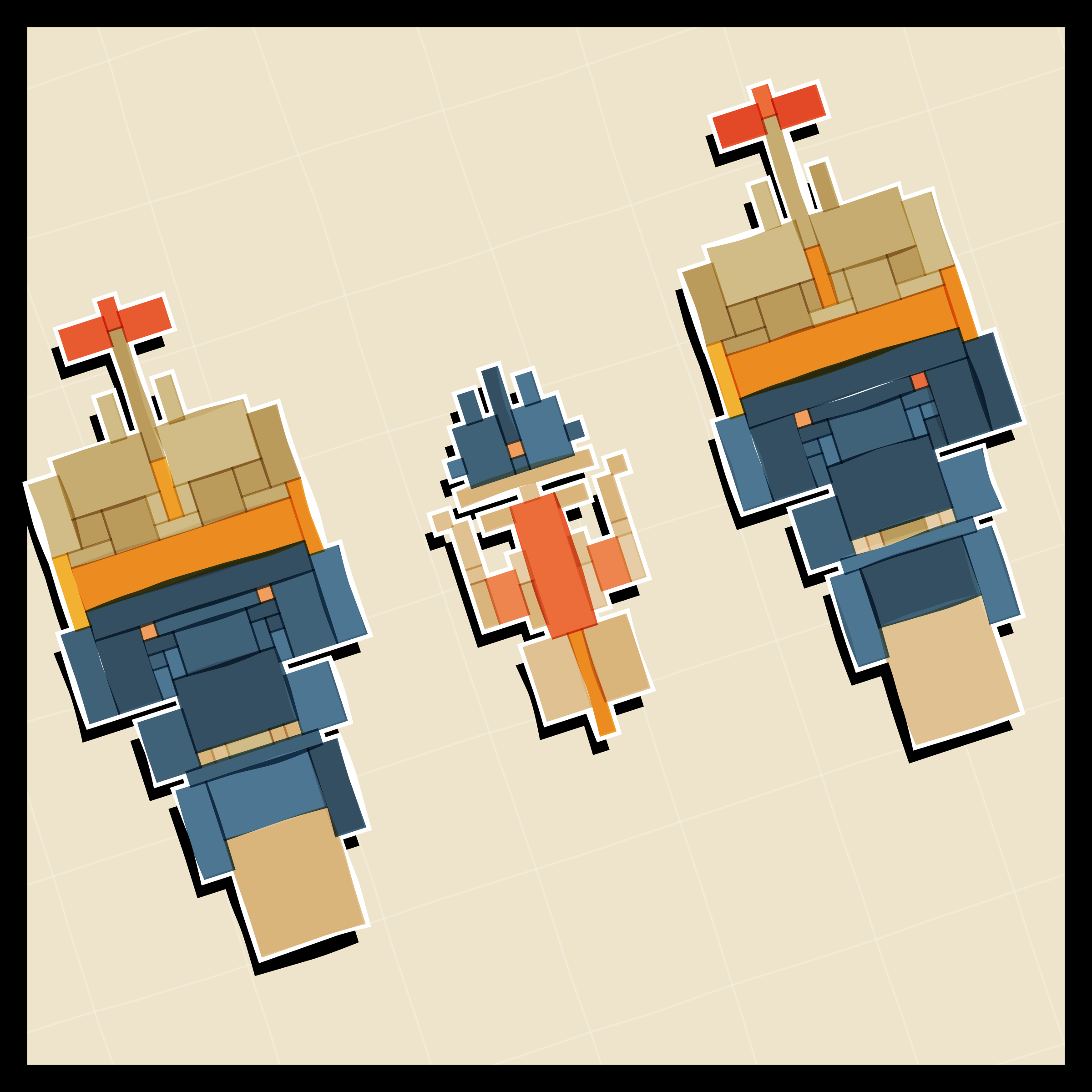 Art Blocks - Art Blocks v2 - Paper Armada #2972 - NFT # 37002972