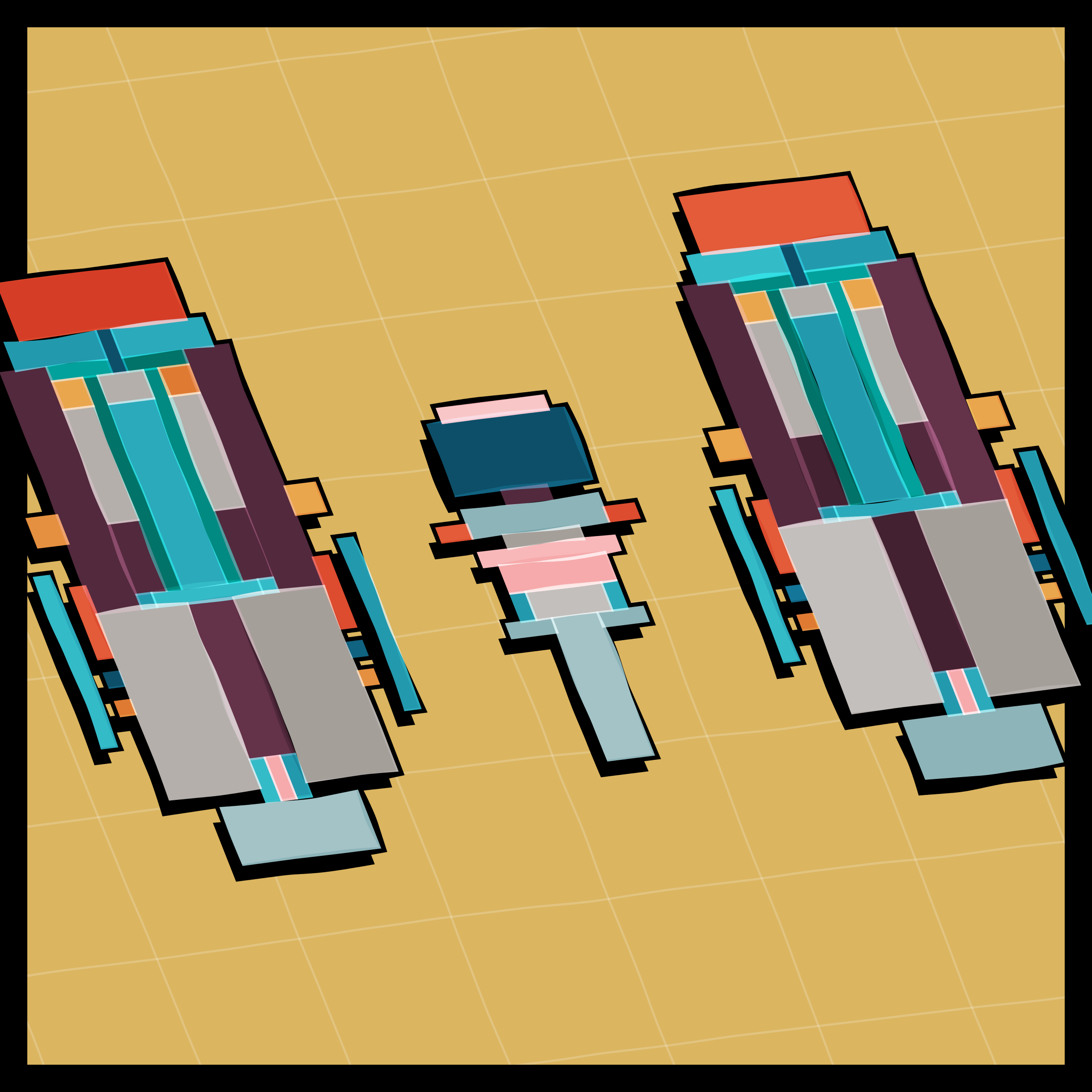 Art Blocks - Art Blocks v2 - Paper Armada #2975 - NFT # 37002975