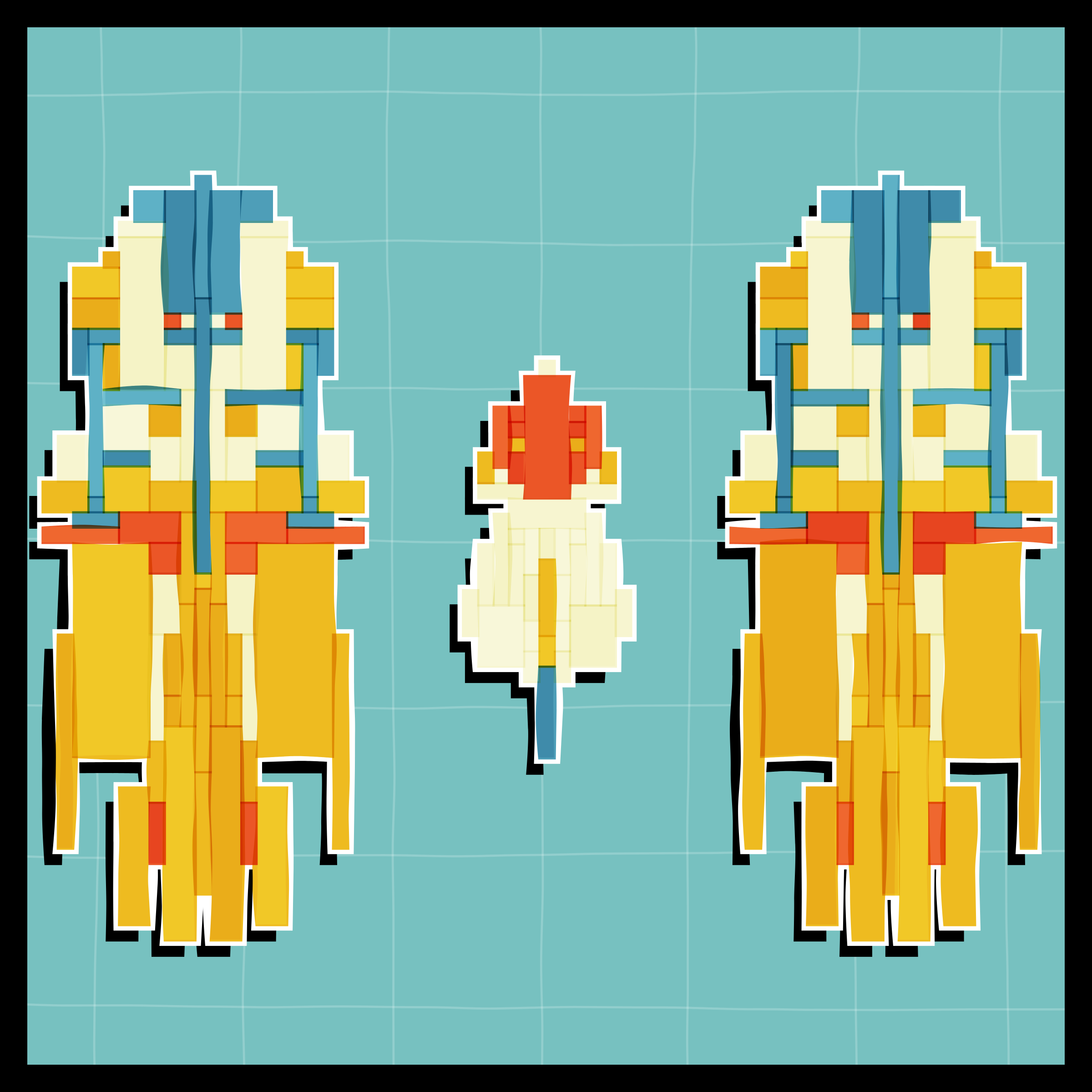 Art Blocks - Art Blocks v2 - Paper Armada #2978 - NFT # 37002978