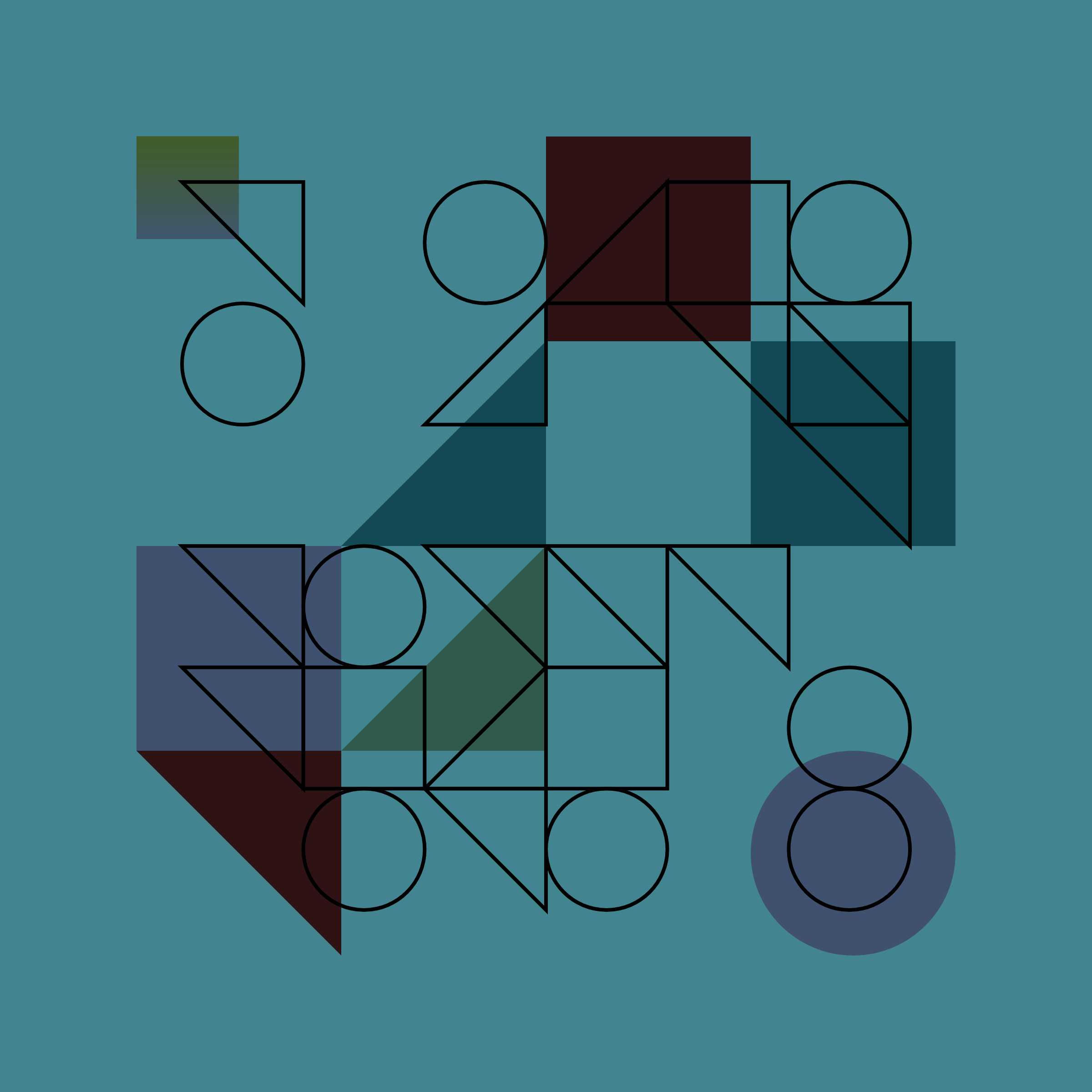 Art Blocks - Art Blocks v2 - Elementals #358 - NFT # 41000358