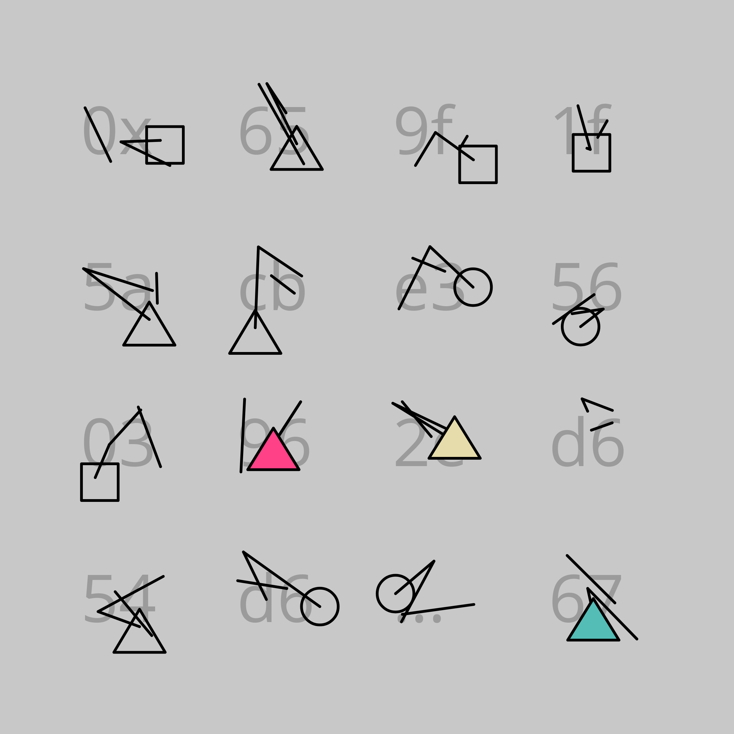 Art Blocks - Art Blocks v2 - Dear Hash, #14 - NFT # 49000014