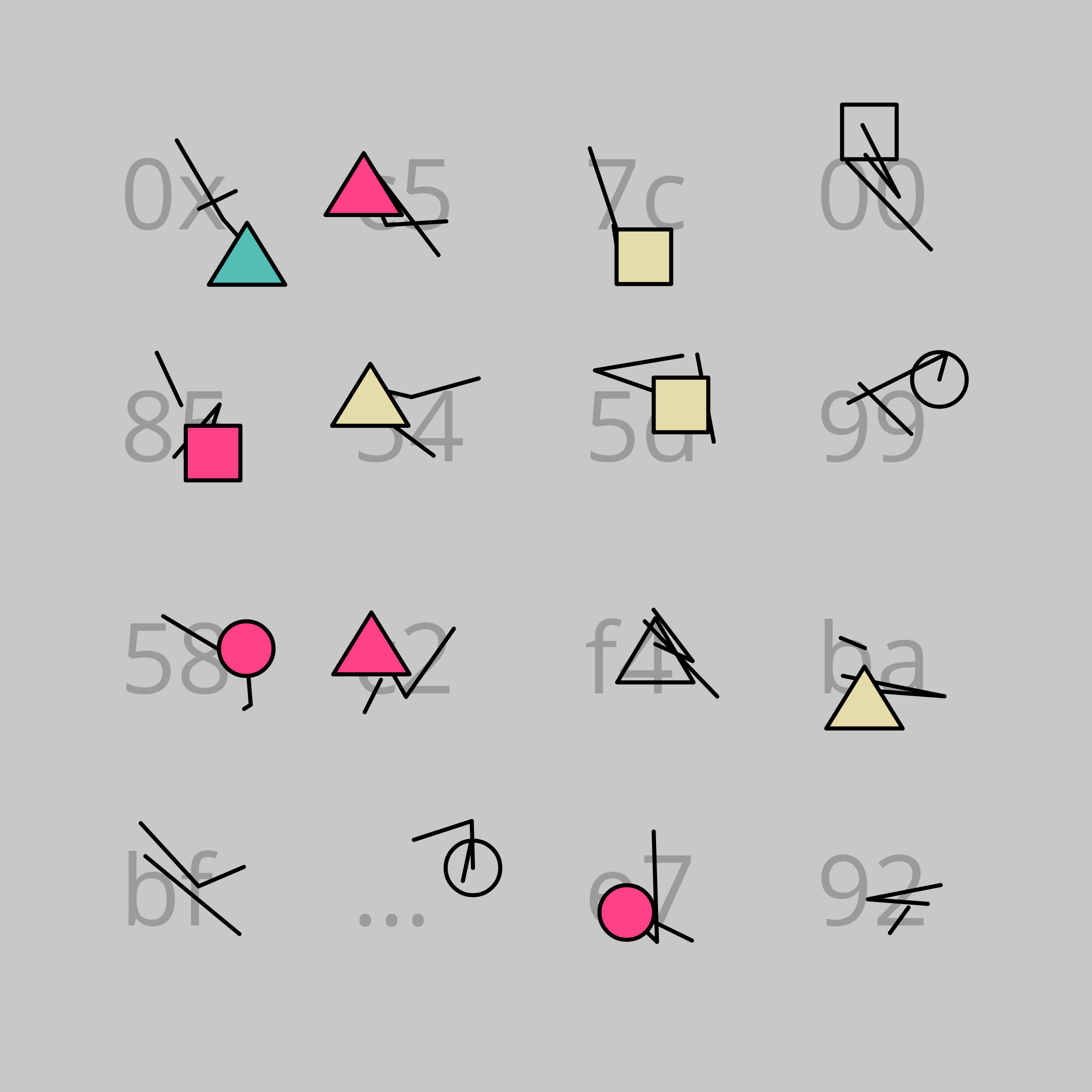 Art Blocks - Art Blocks v2 - Dear Hash, #44 - NFT # 49000044