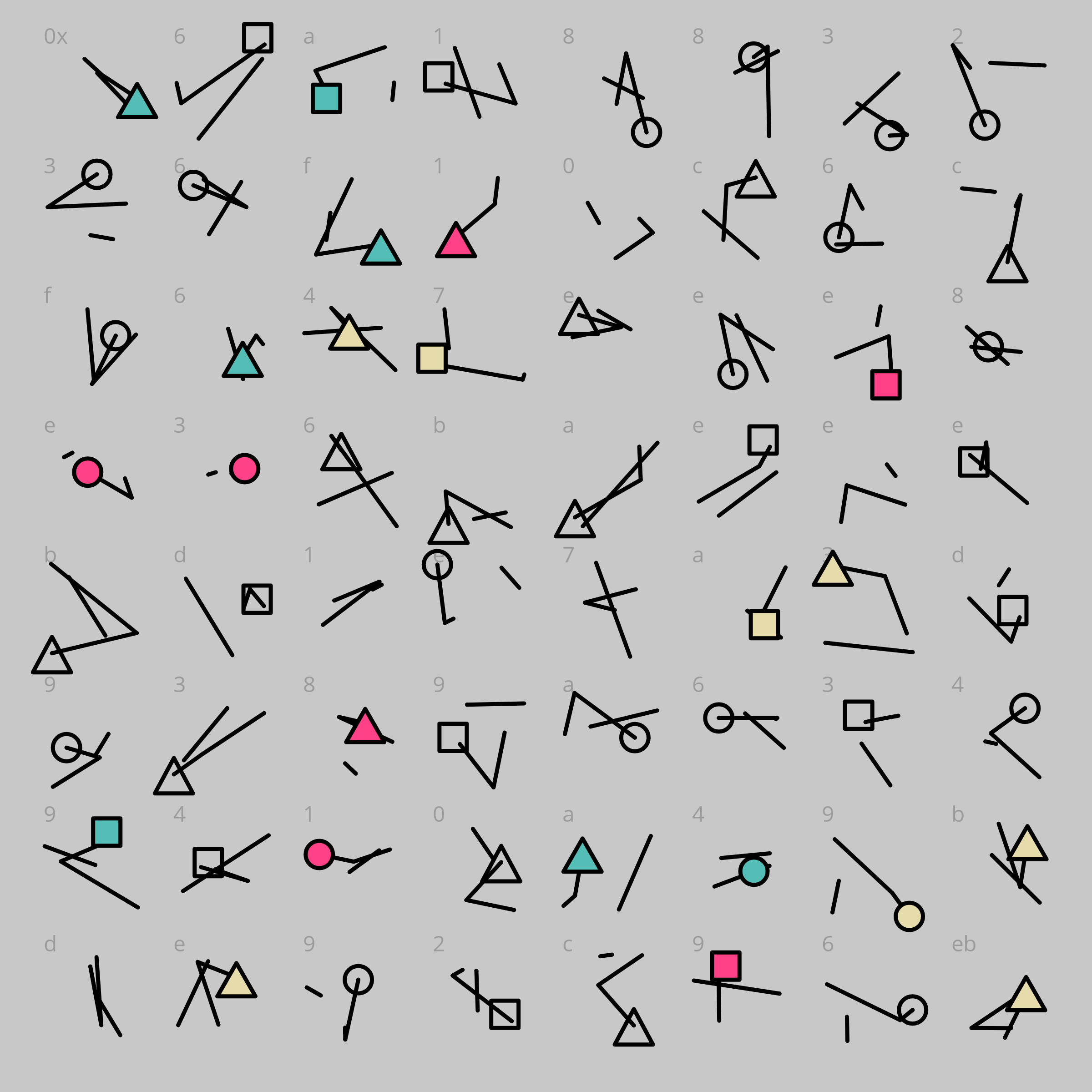 Art Blocks - Art Blocks v2 - Dear Hash, #54 - NFT # 49000054