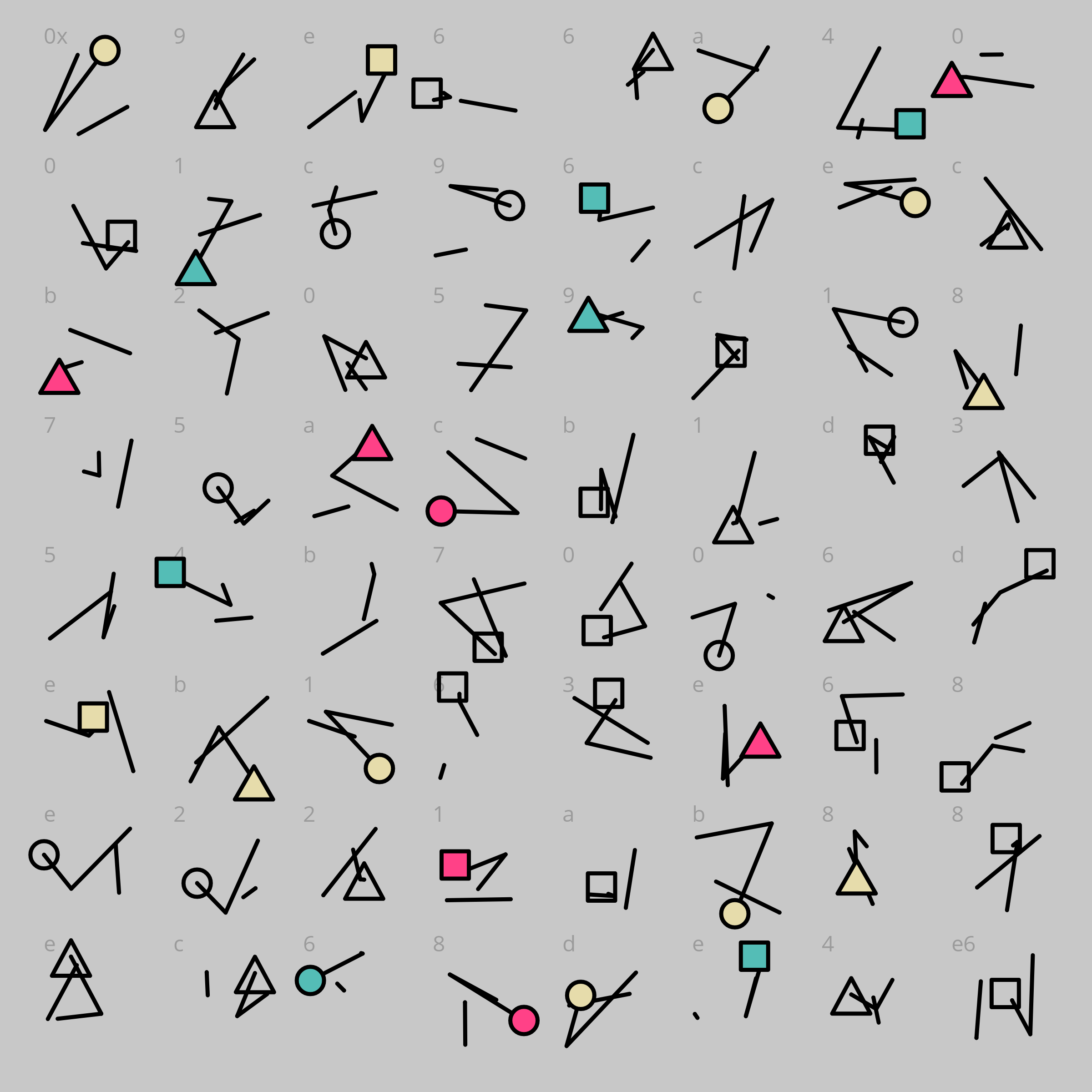 Art Blocks - Art Blocks v2 - Dear Hash, #57 - NFT # 49000057