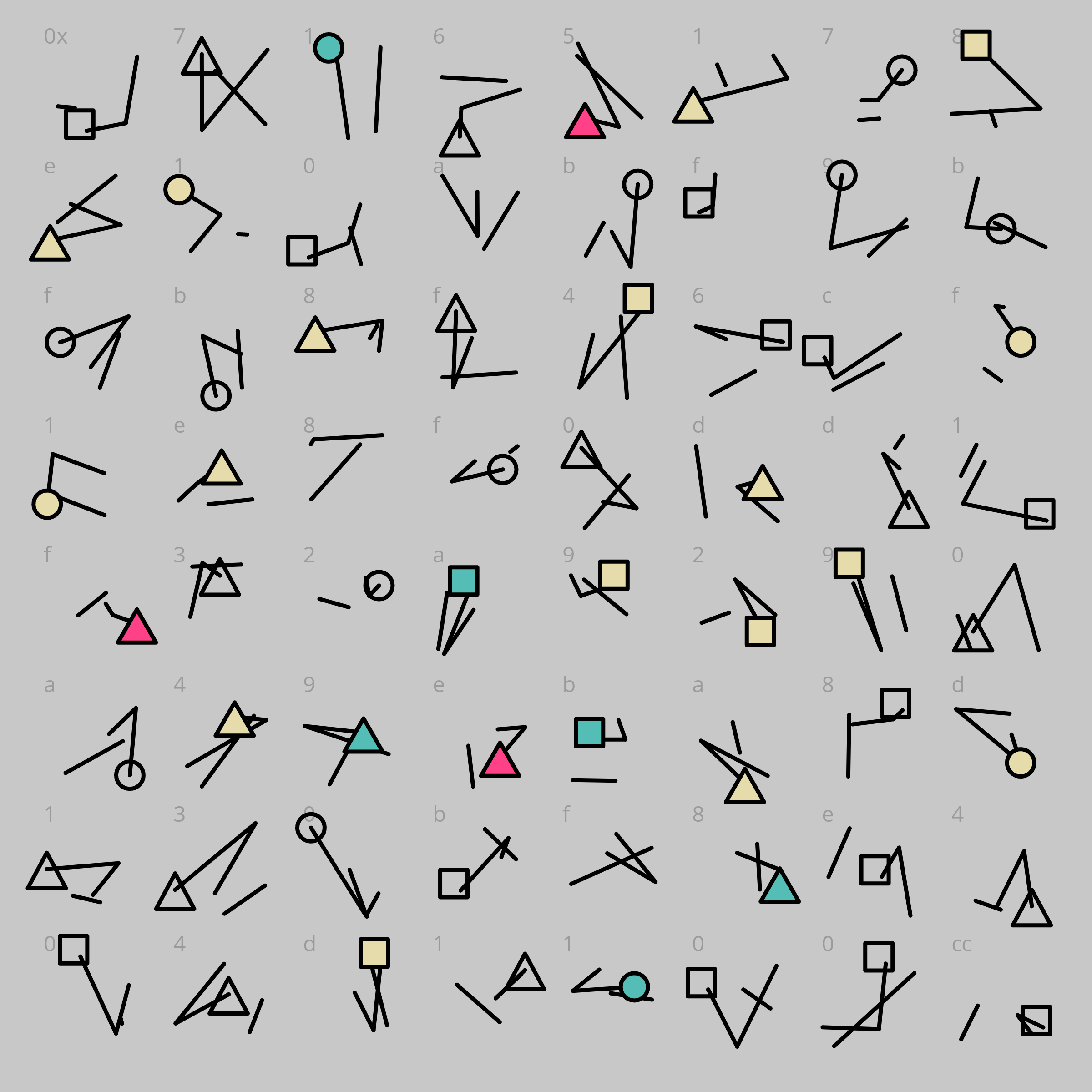 Art Blocks - Art Blocks v2 - Dear Hash, #107 - NFT # 49000107