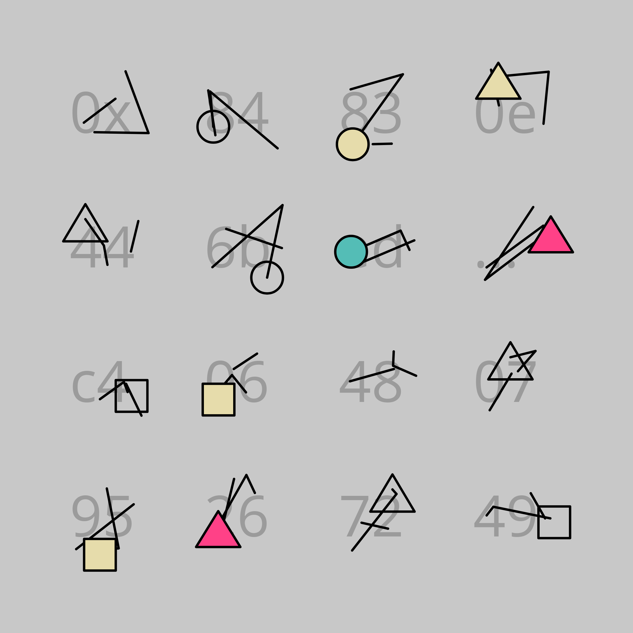 Art Blocks - Art Blocks v2 - Dear Hash, #257 - NFT # 49000257