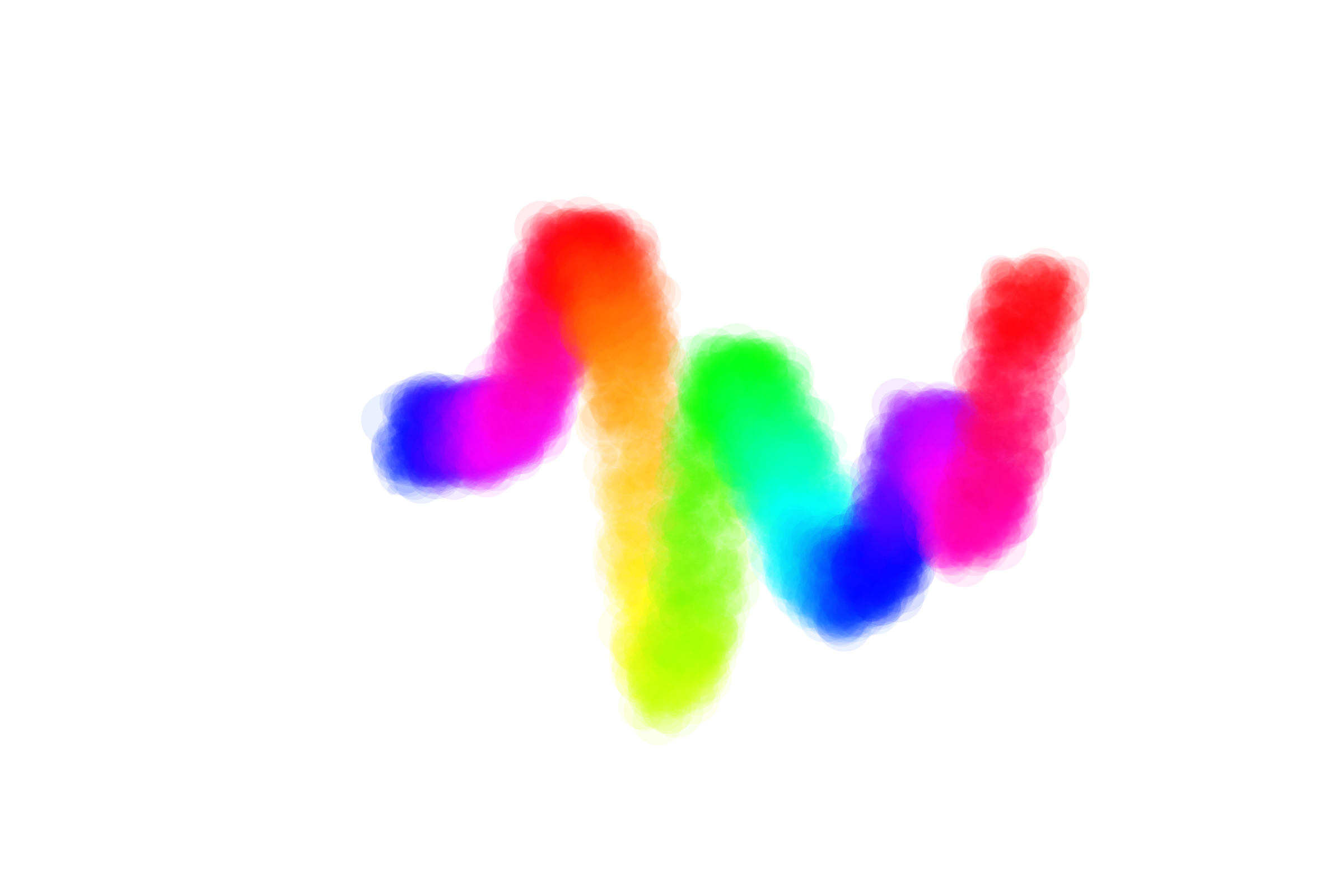 Art Blocks - Art Blocks v1 - Chromie Squiggle #52 - NFT # 52