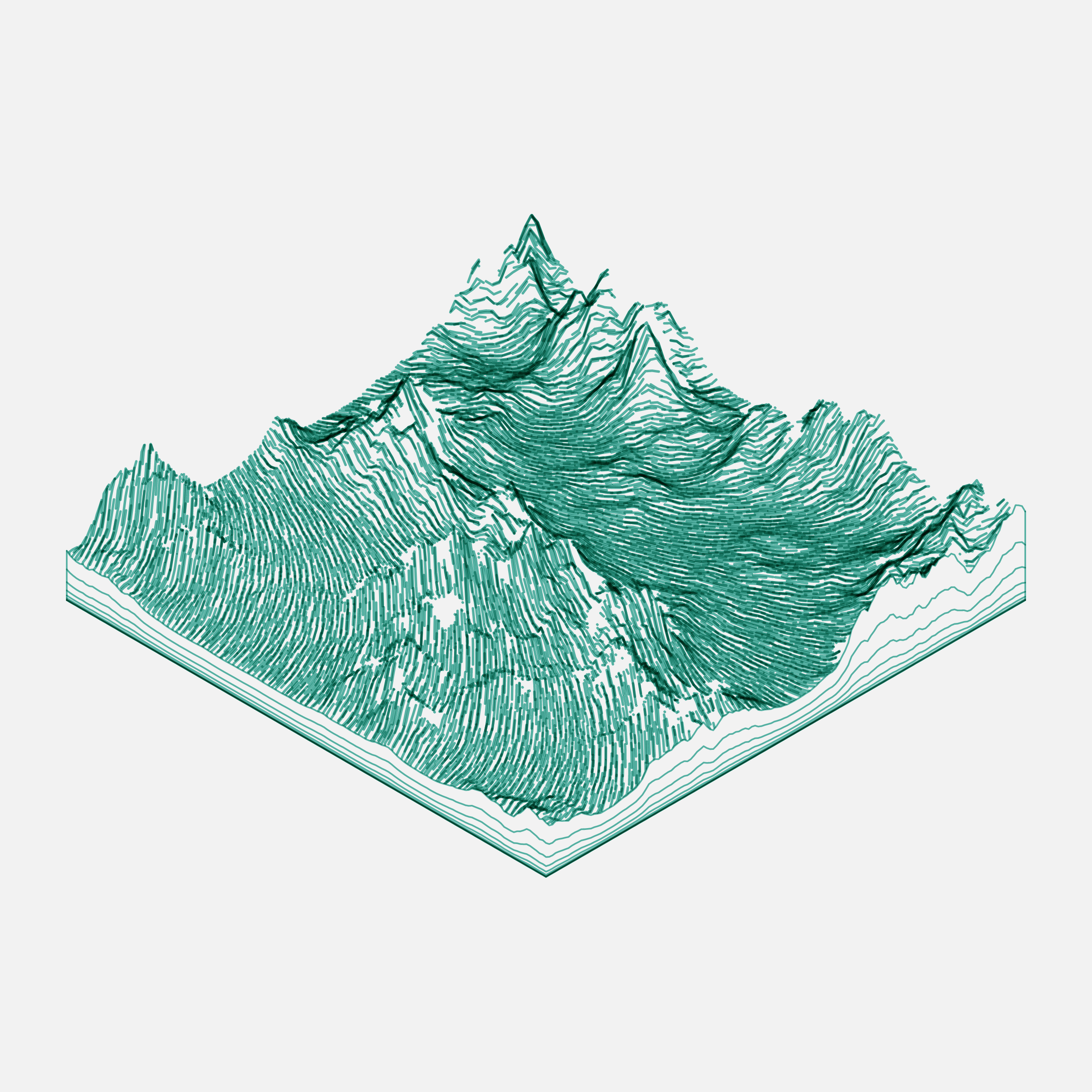 Art Blocks - Art Blocks v2 - Subscapes #2 - NFT # 53000002