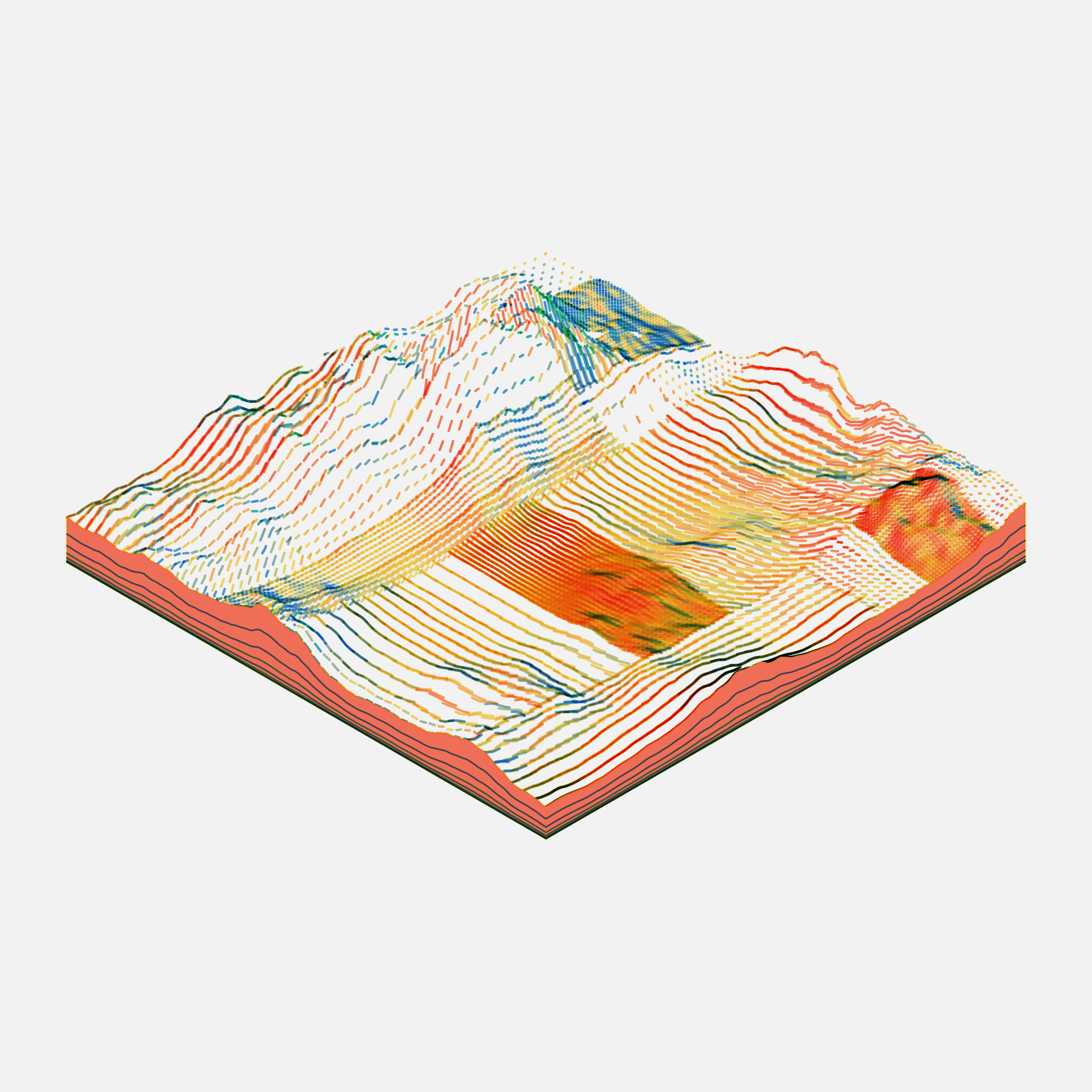 Art Blocks - Art Blocks v2 - Subscapes #3 - NFT # 53000003